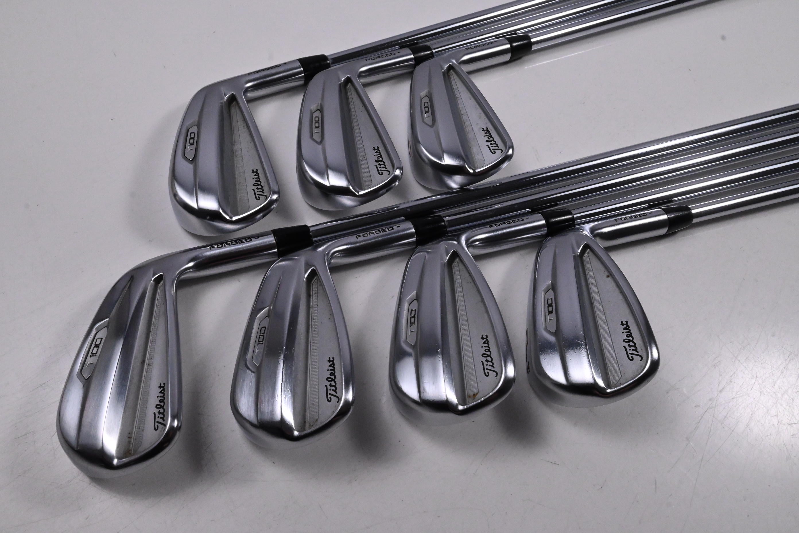 Titleist T100 2021 Irons / 4-PW / Stiff Flex Project X Rifle Shafts