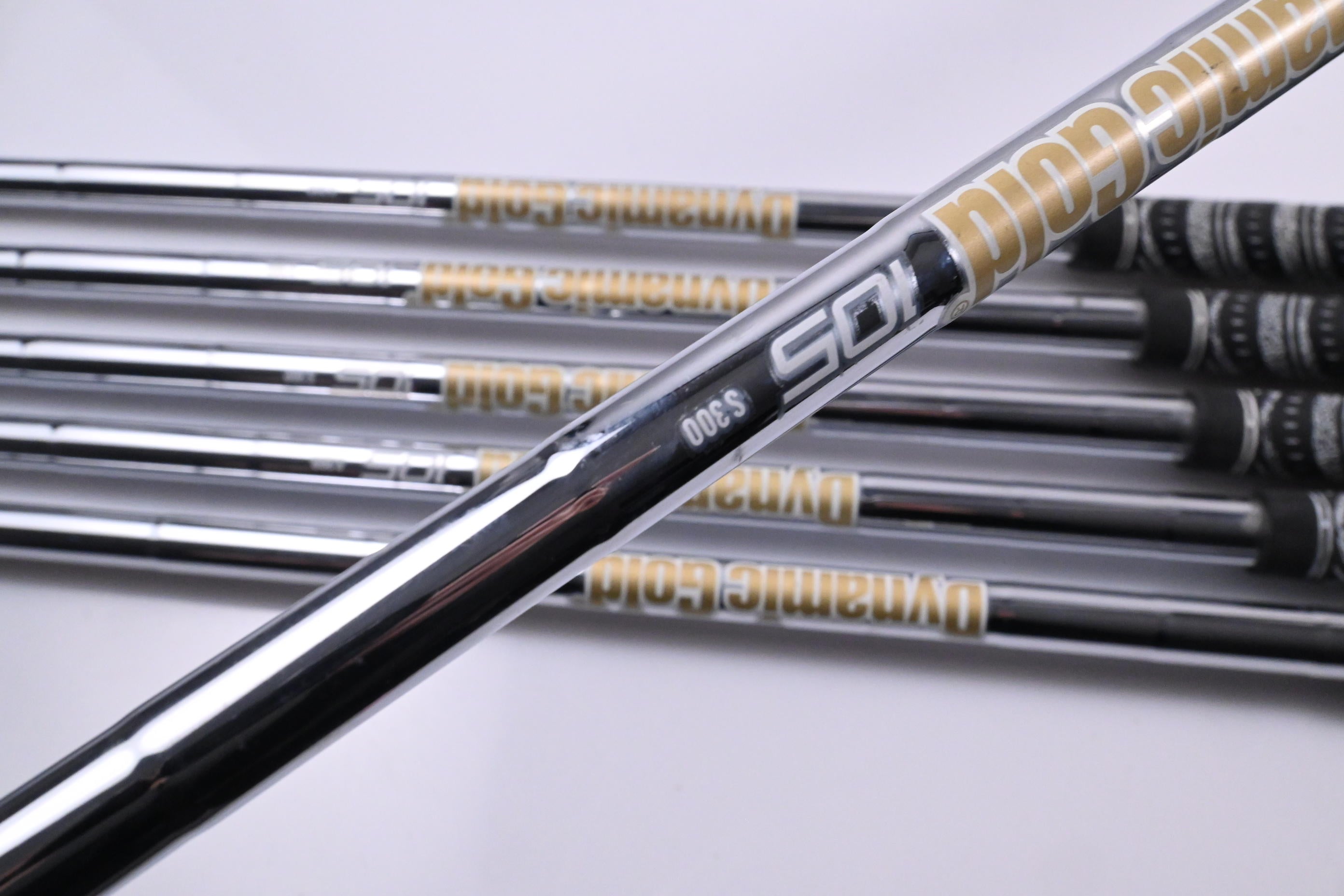 Ping i230 Irons / 5-PW / Orange Dot / Stiff Flex Dynamic Gold 105 S300 Shafts