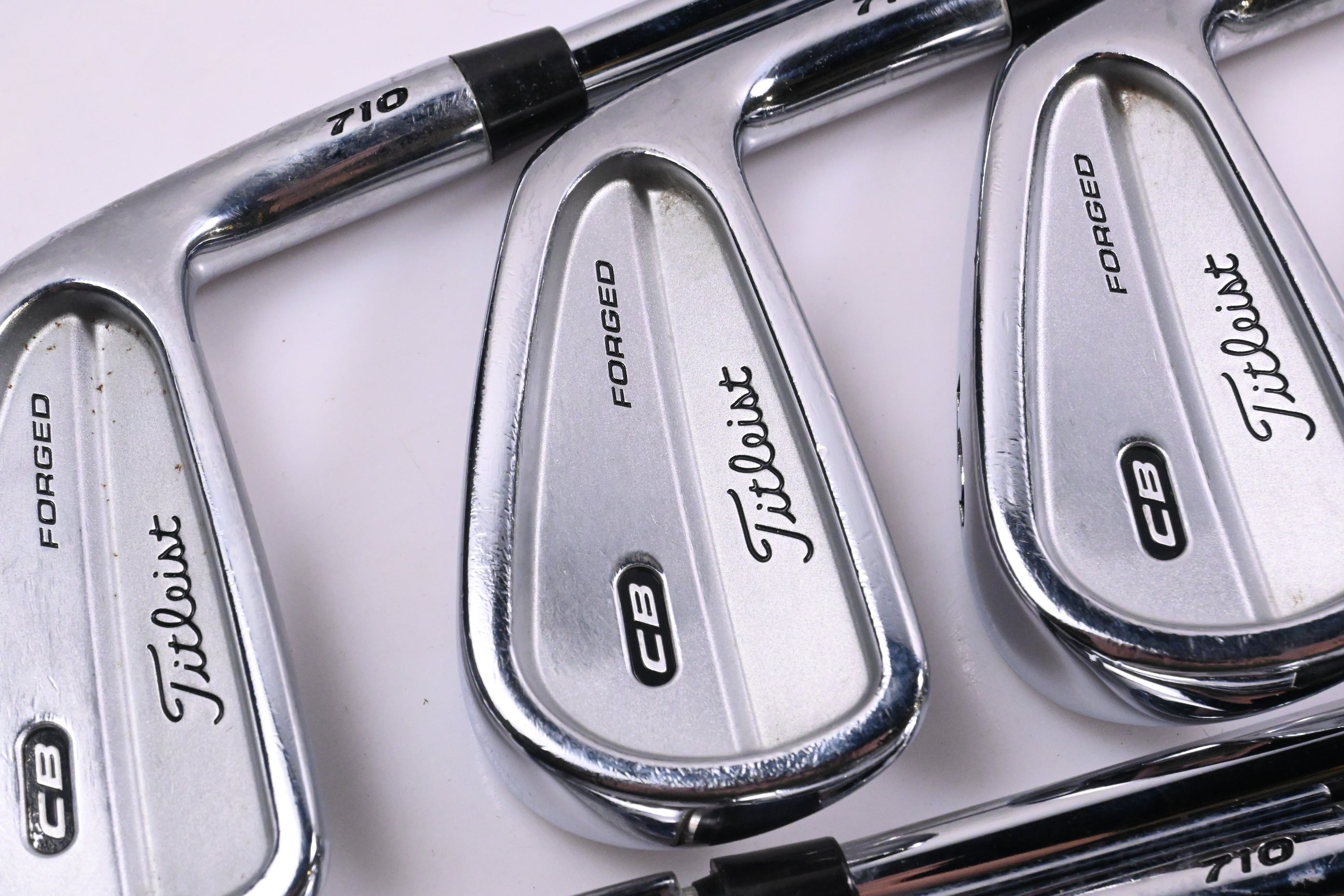 Titleist CB 710 Irons / 3-PW / Stiff Flex Steel Shafts