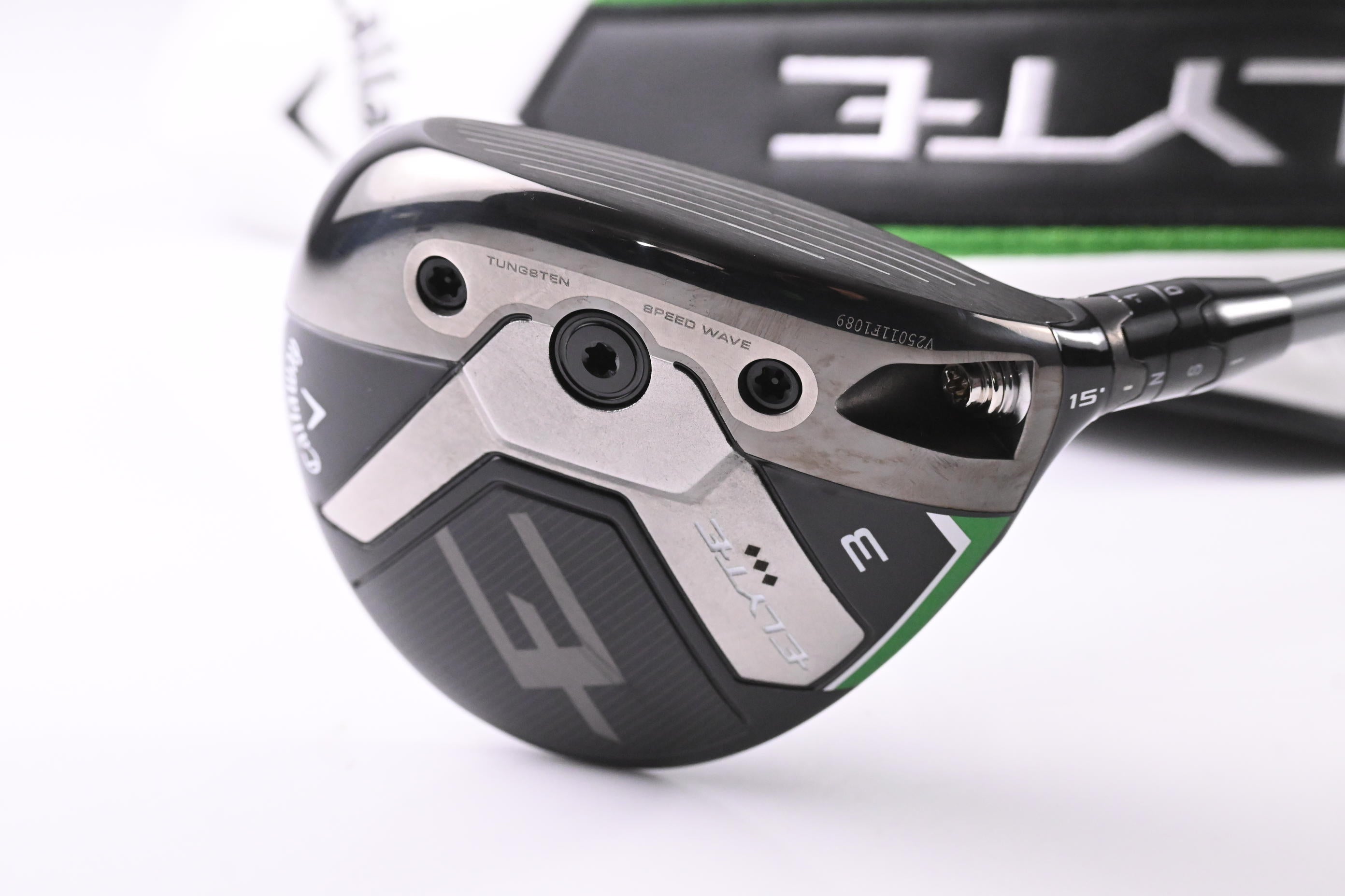 Callaway Elyte Triple Diamond #3 Wood / 15 Degree / Stiff Flex HZRDUS Silver 60