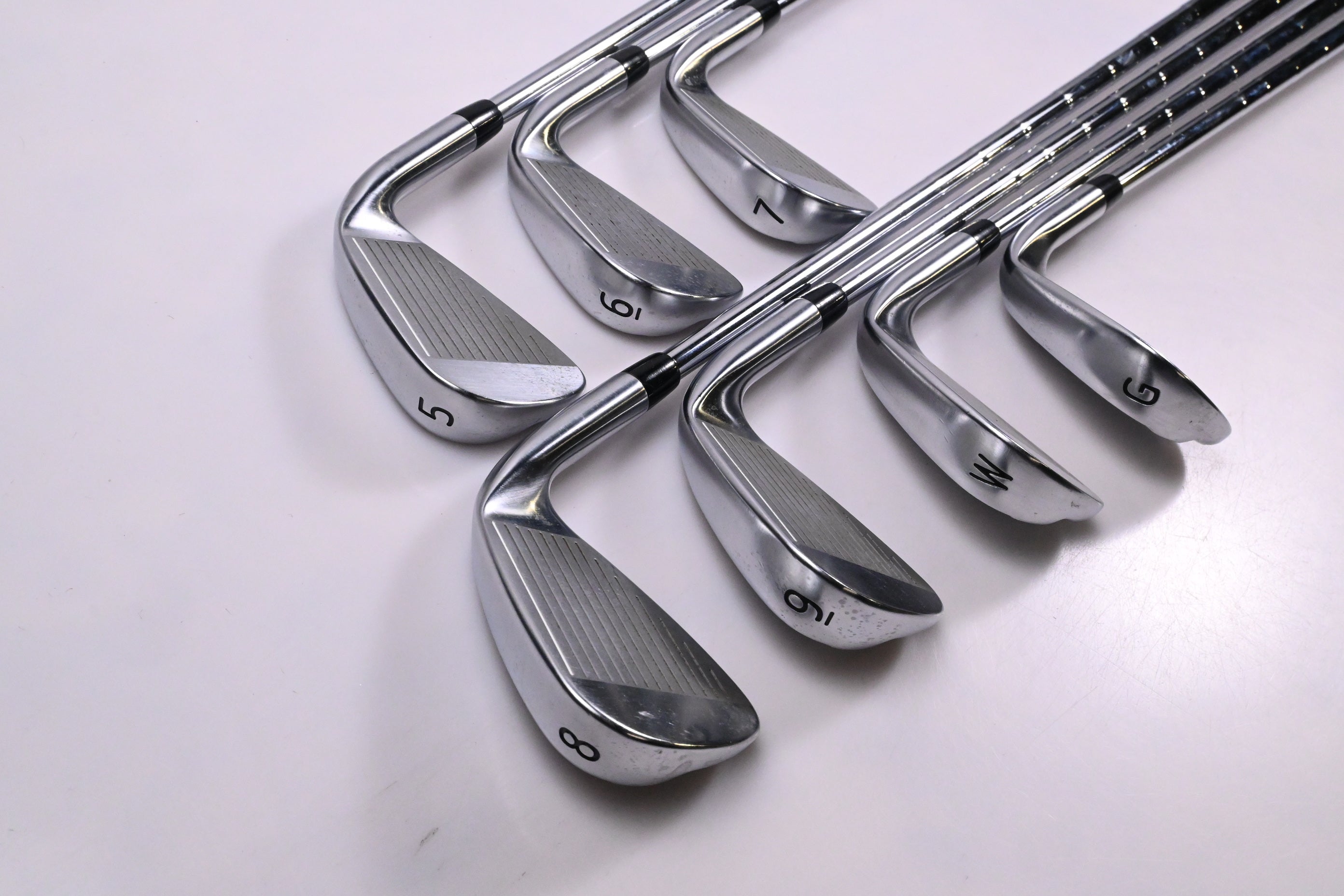 Left Hand PXG 0211 XCOR2 Irons / 5-PW+GW / Stiff Flex KBS Tour 120 Shafts