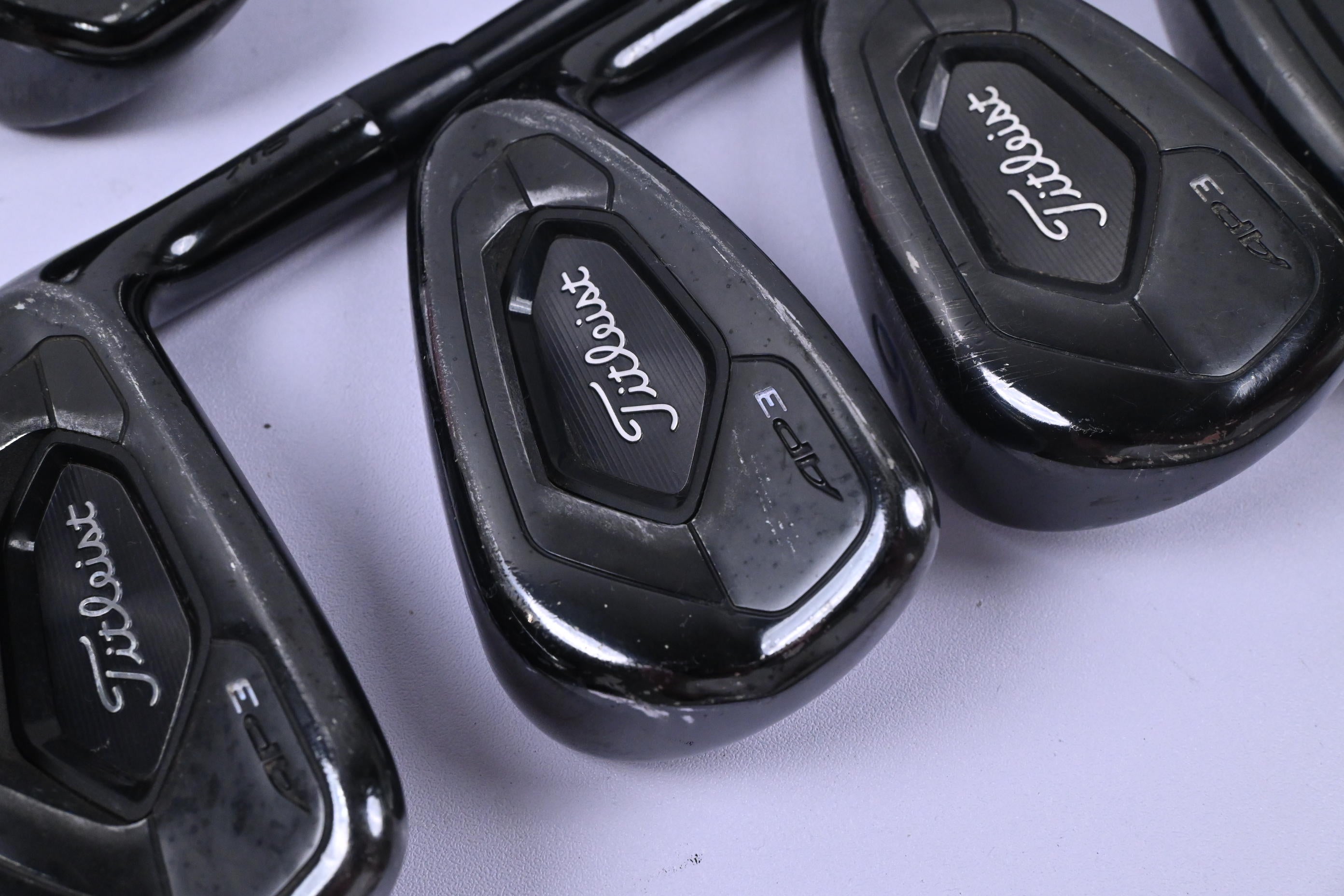 Titleist 718 AP3 Black Irons / 4-PW / Stiff Flex AMT Black S300 Shafts