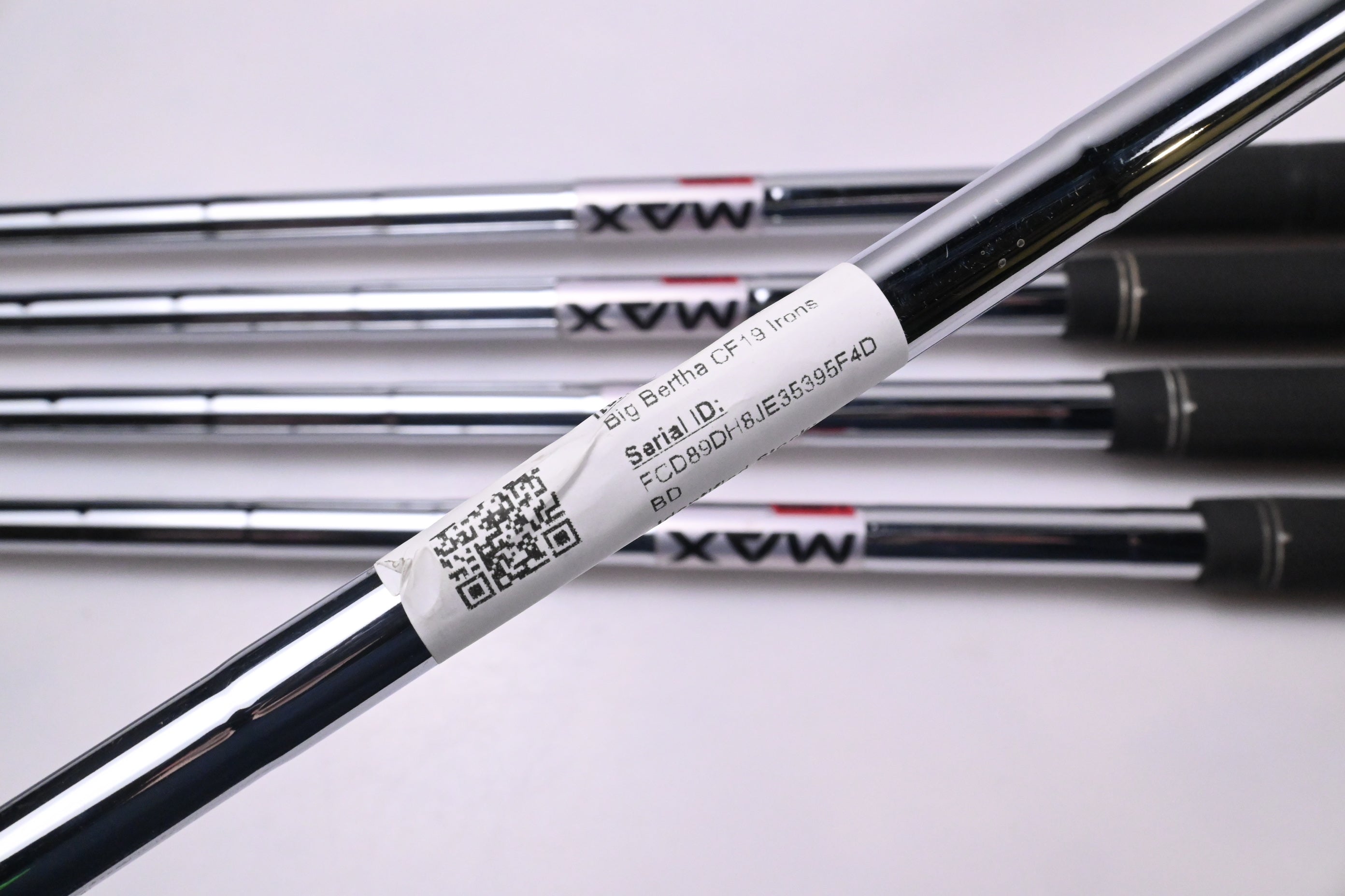 Callaway Big Bertha CF19 Irons / 7-PW+SW / Regular Flex KBS MAX 90 Shafts