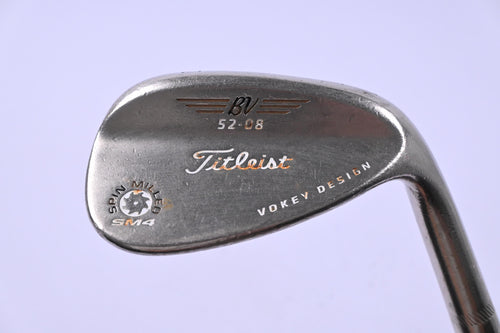Titleist Vokey SM4 Gap Wedge / 52 Degree / Wedge Flex Vokey Design Shaft