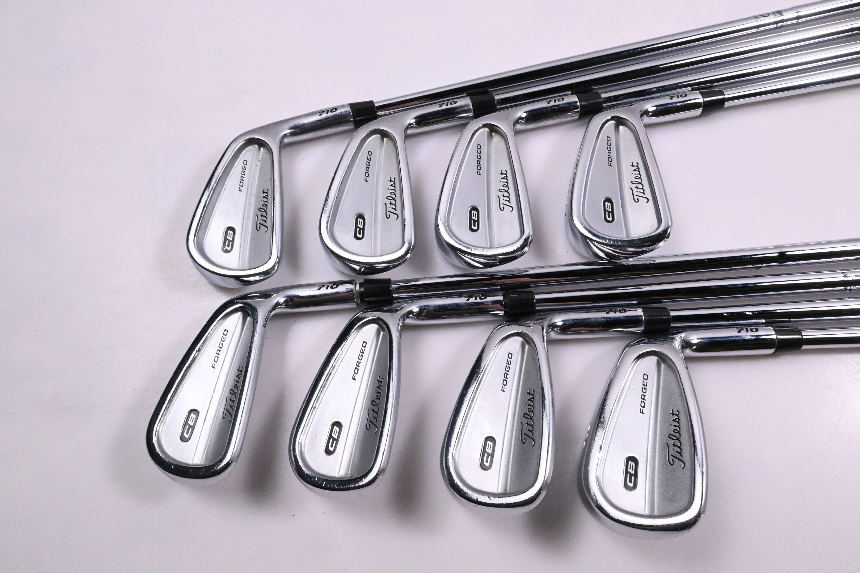 Titleist CB 710 Irons / 3-PW / Stiff Flex Steel Shafts