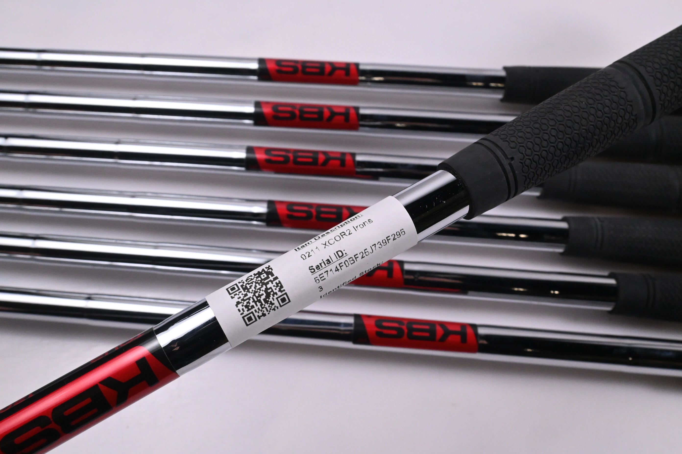 Left Hand PXG 0211 XCOR2 Irons / 5-PW+GW / Stiff Flex KBS Tour 120 Shafts