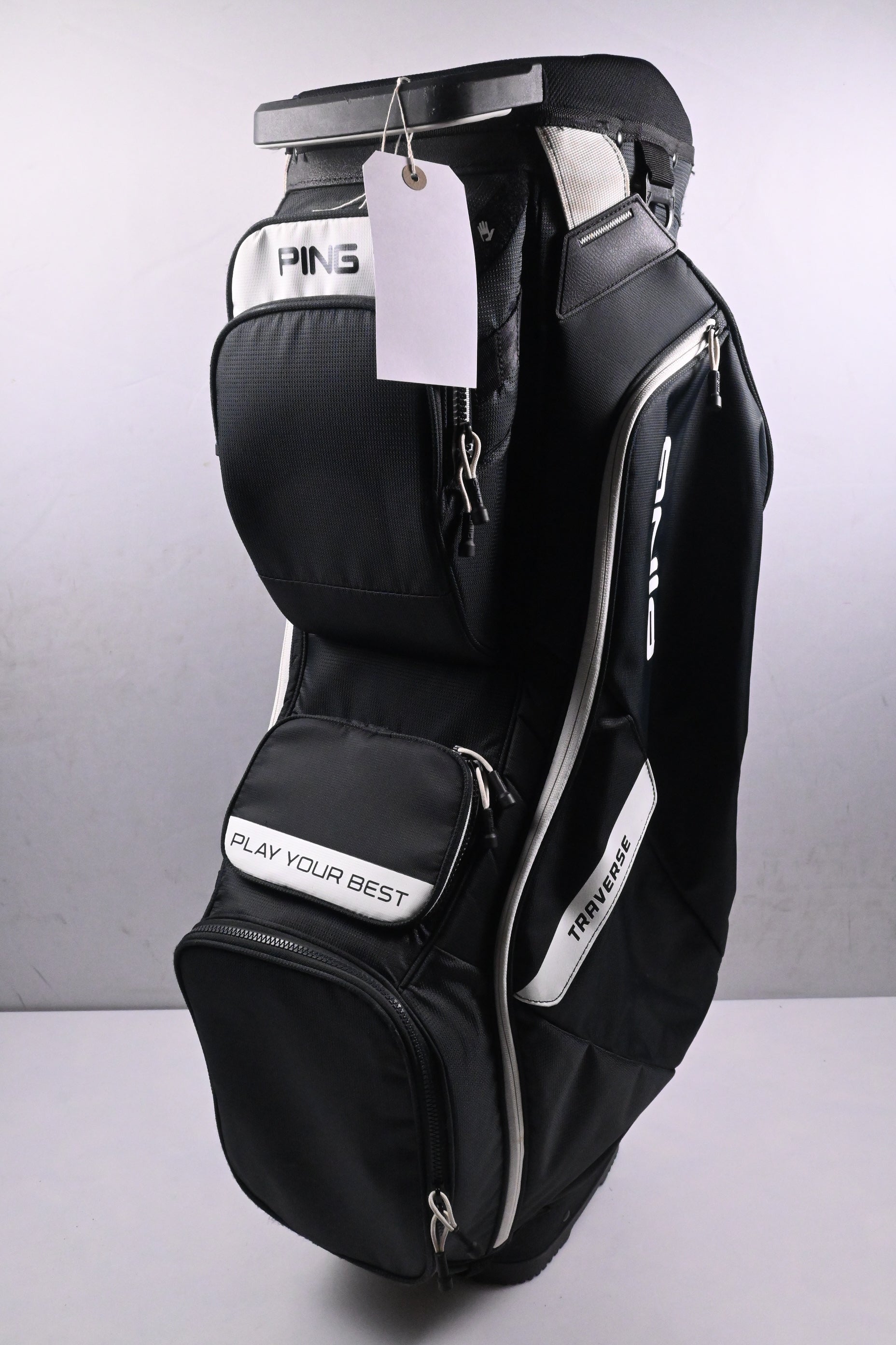 Ping Pioneer Cart Bag / 14-Way Divider / Black, White