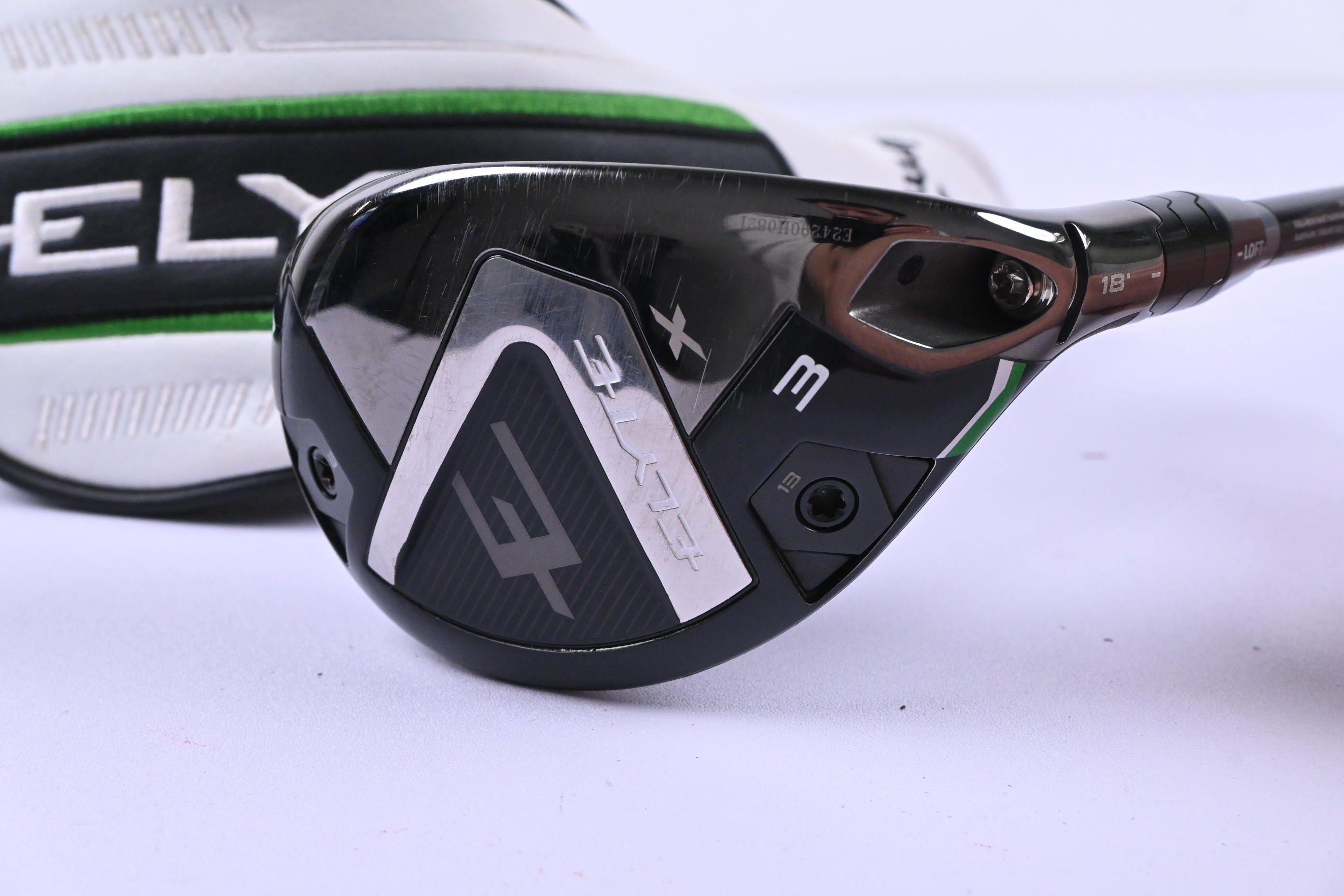 Callaway Elyte X #3 Hybrid / 18 Degree / Stiff Flex Denali Charcoal 70 Shaft