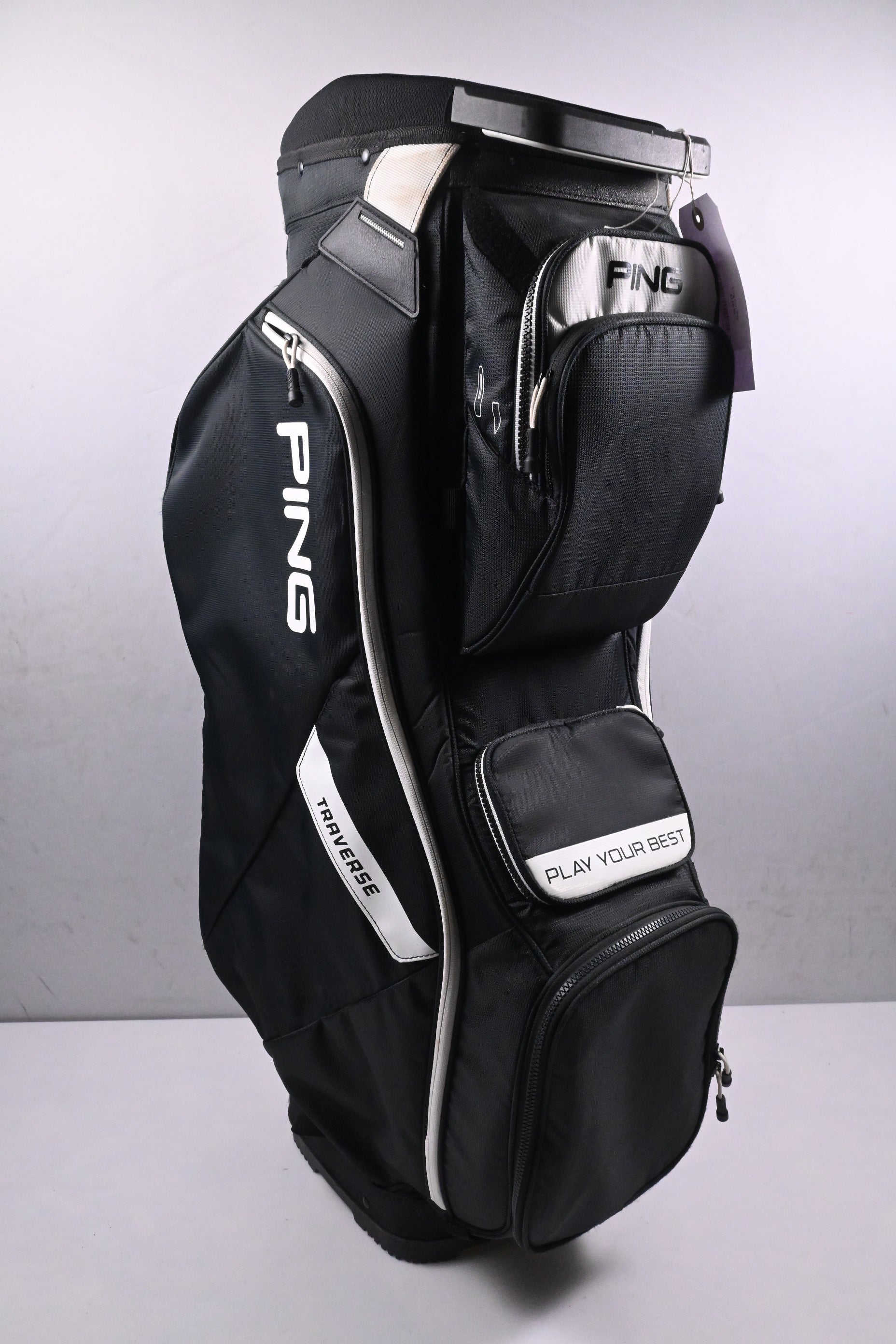 Ping Pioneer Cart Bag / 14-Way Divider / Black, White