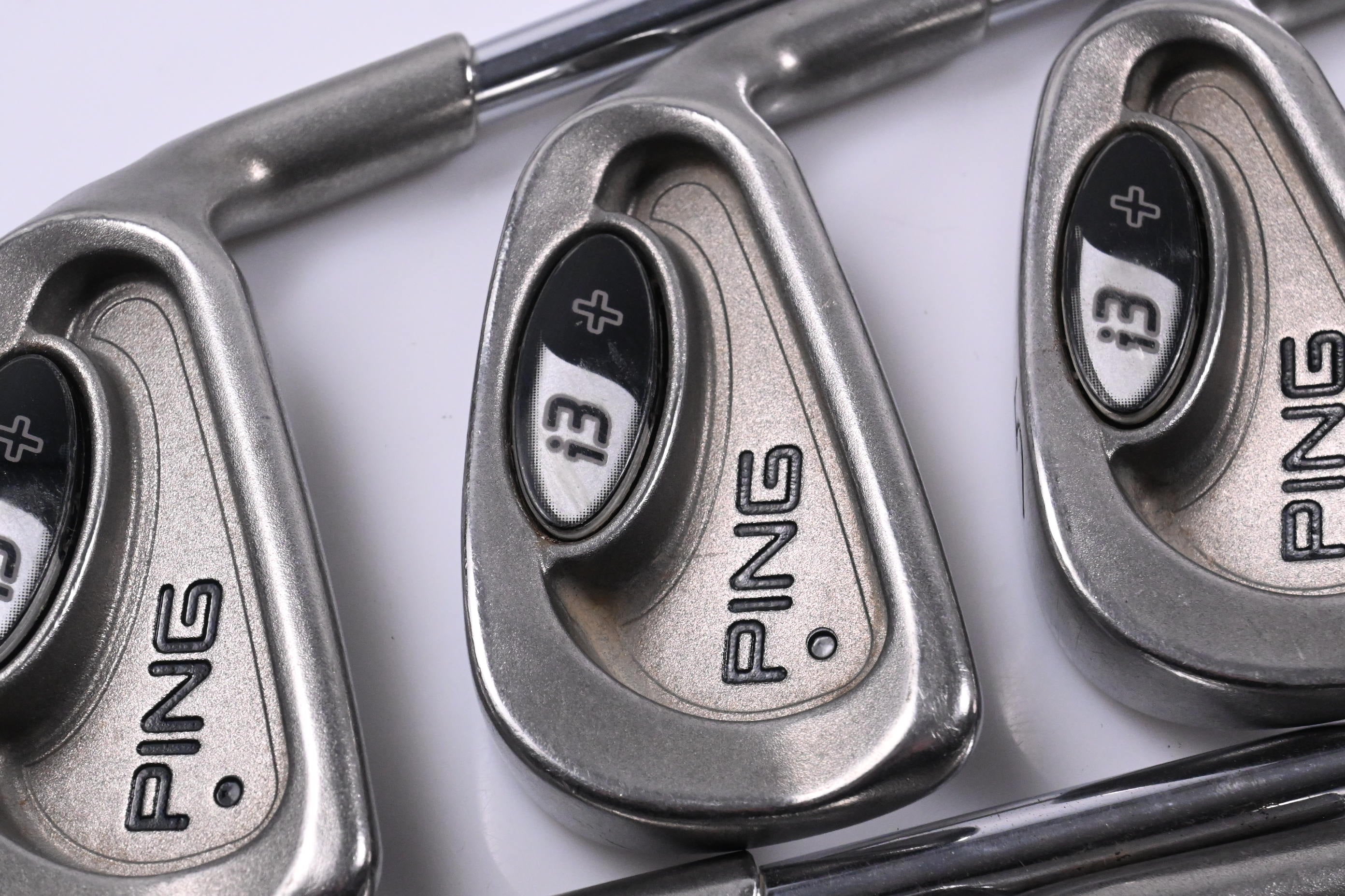 Ping i3+ Irons / 3-PW / Black Dot / Stiff Flex Steel Shafts