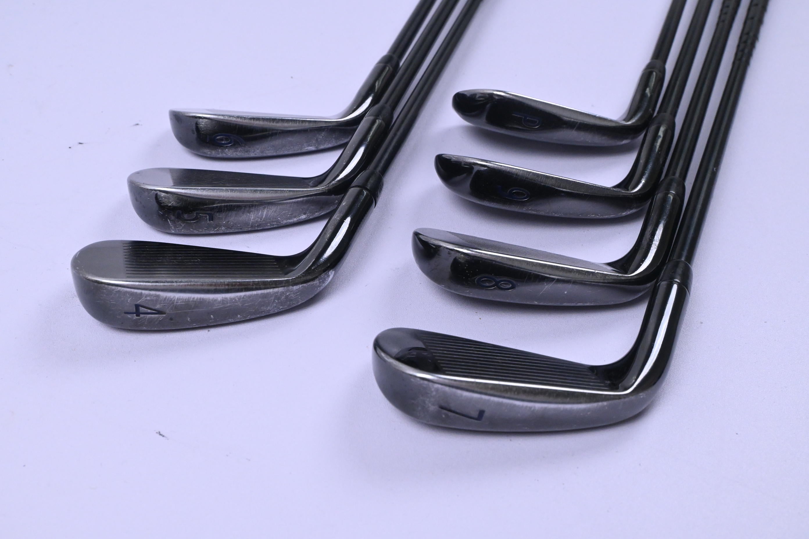 Titleist 718 AP3 Black Irons / 4-PW / Stiff Flex AMT Black S300 Shafts
