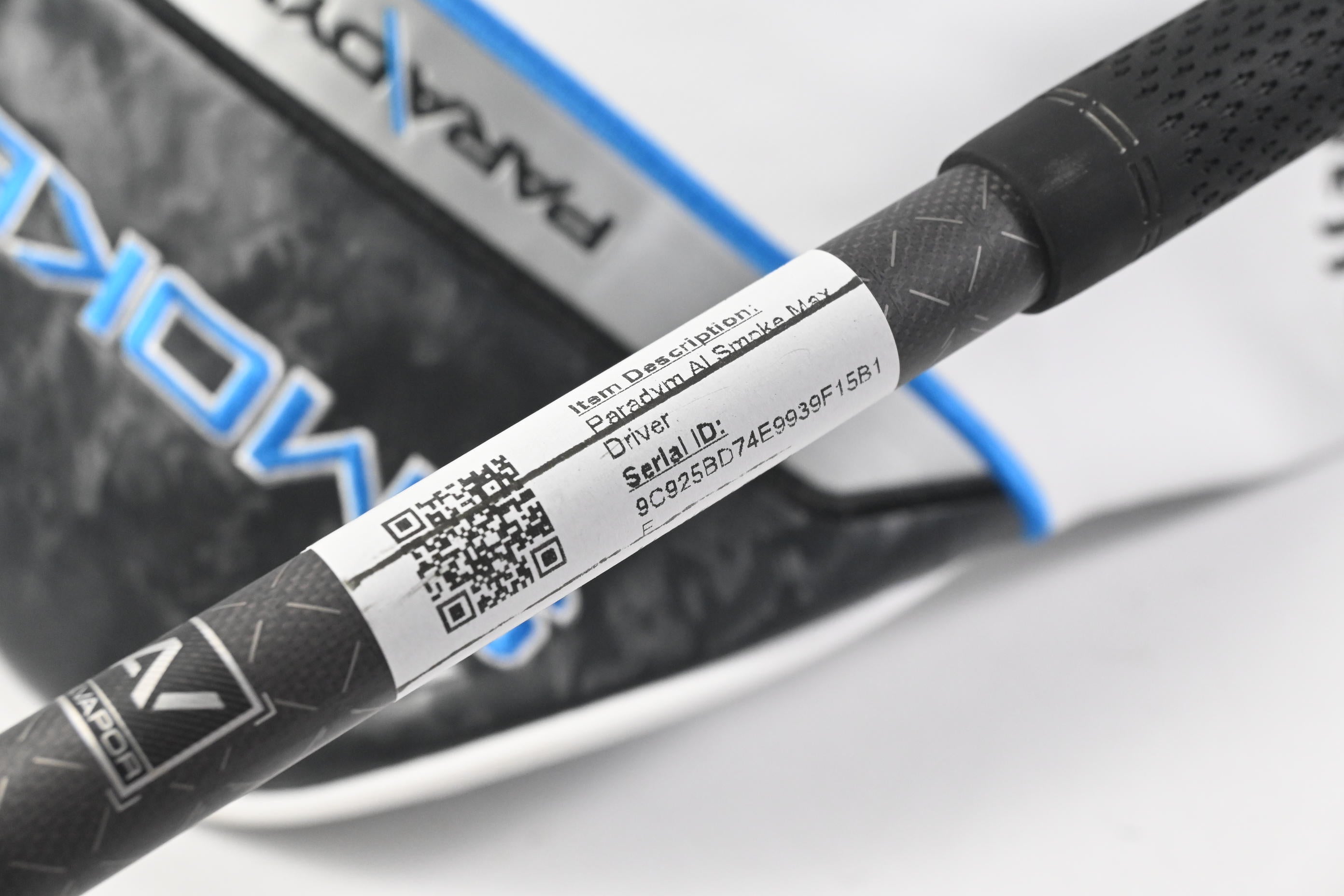 Callaway Paradym Ai Smoke Max Driver / 10.5 Degree / Stiff Flex Tensei AV Blue