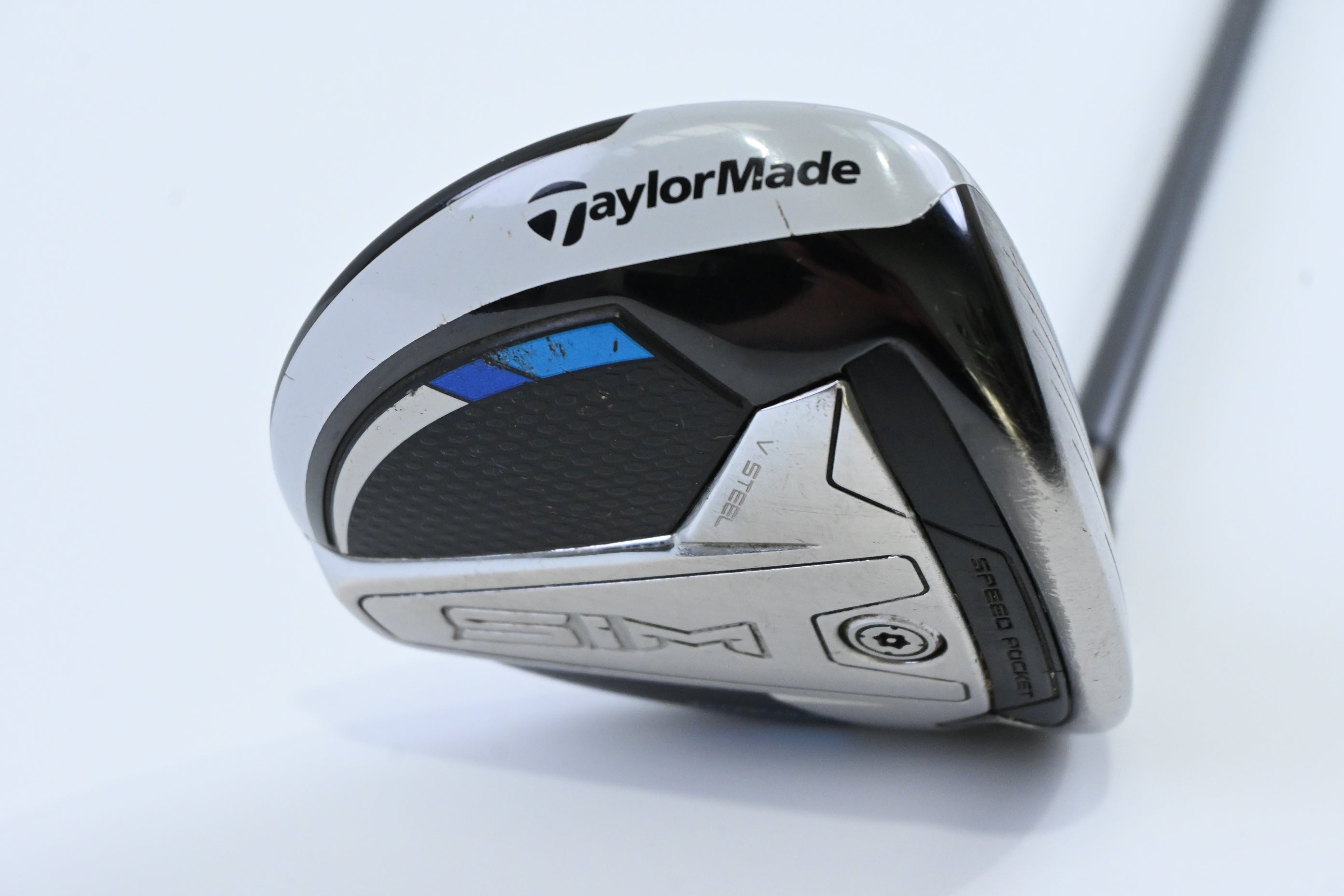 Taylormade SIM Ti #3 Wood / 15 Degree / Stiff Flex HZRDUS Smoke Green 70 Shaft