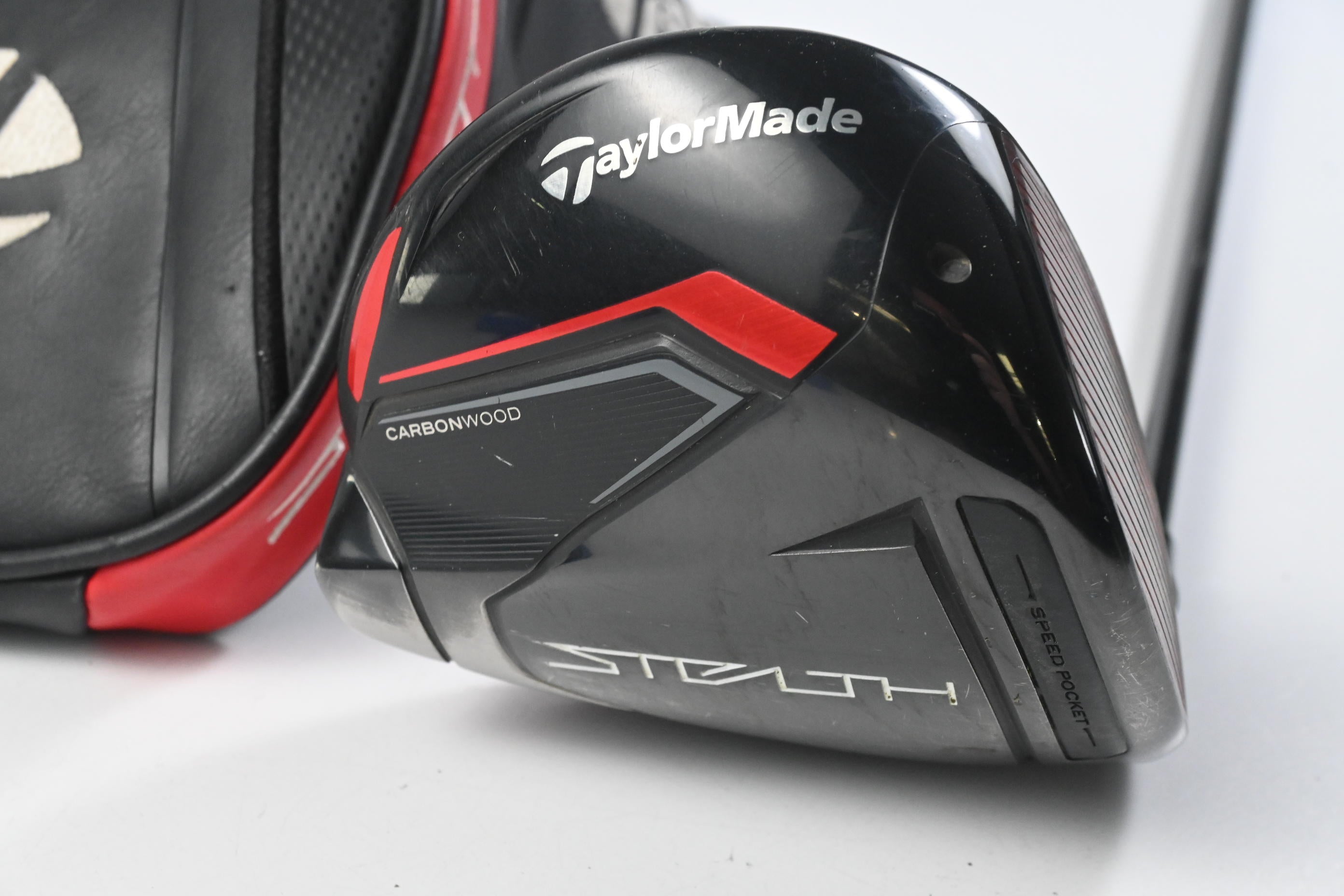 Taylormade Stealth Driver / 9 Degree / Stiff Flex HZRDUS Smoke Red RDX 60 Shaft
