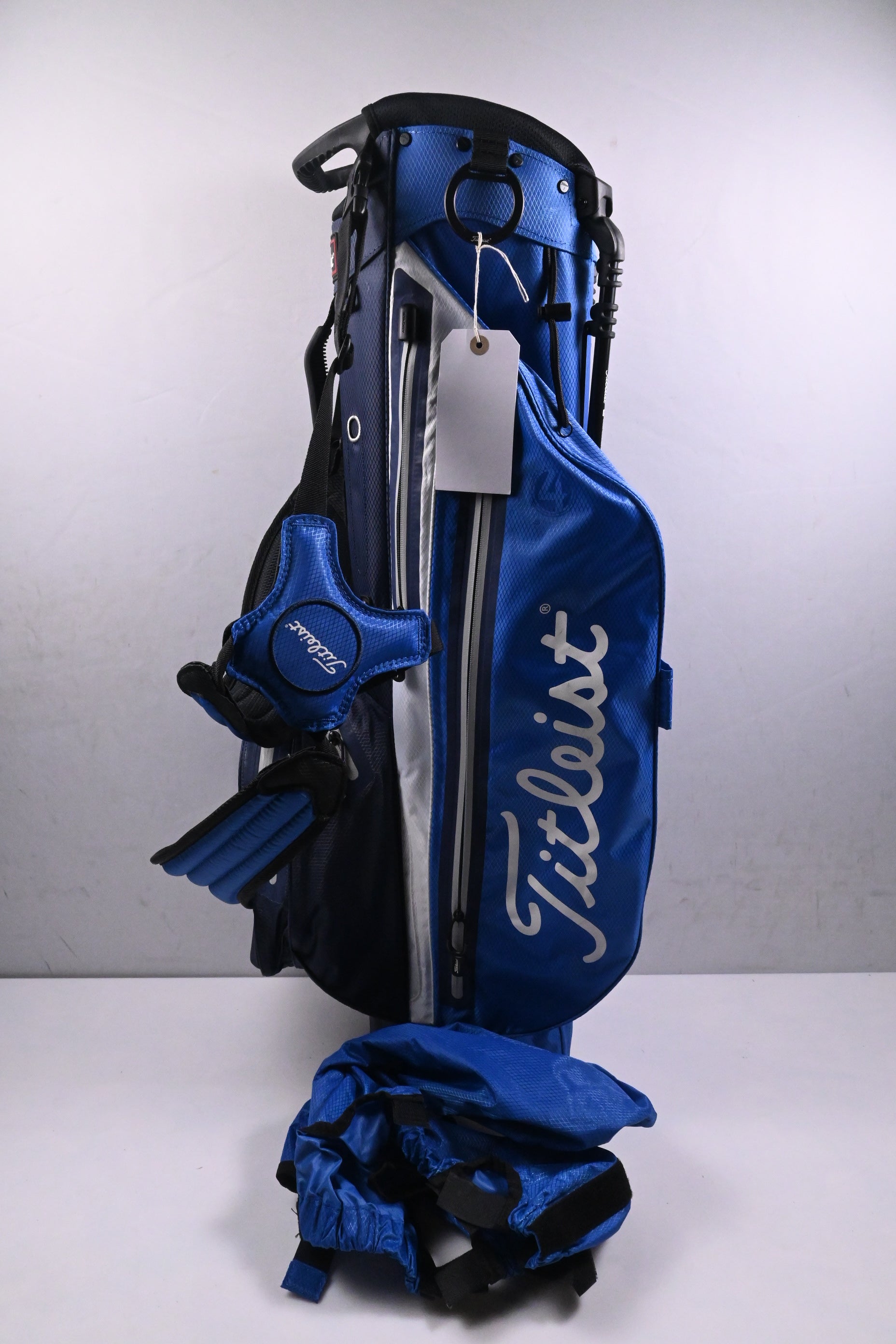 Titleist Players 4 StaDry Stand Bag / 4-Way Divider / Blue, White