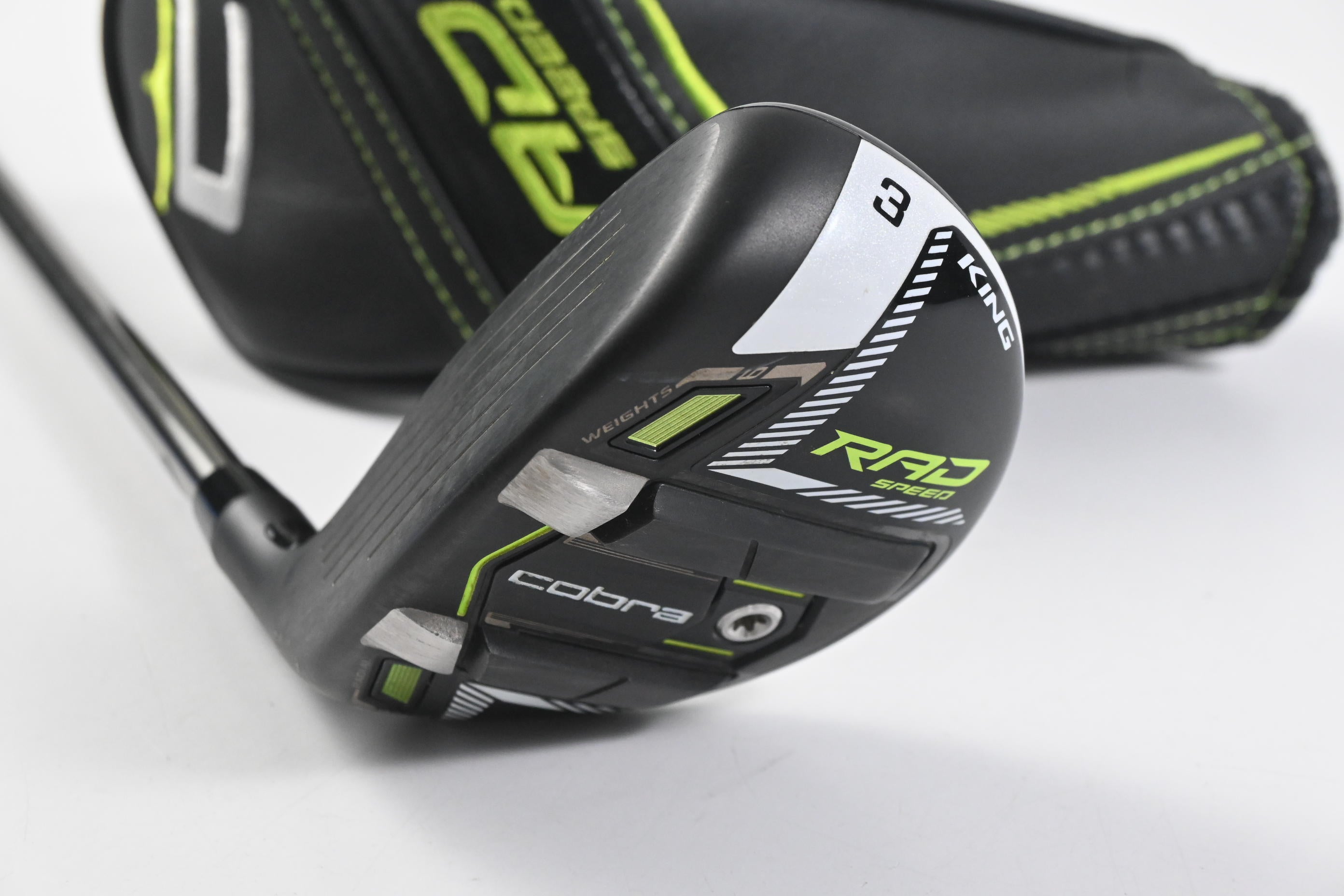 Left Hand Cobra King Radspeed #3 Hybrid / 19 Degree / Regular Flex Recoil ESX 480