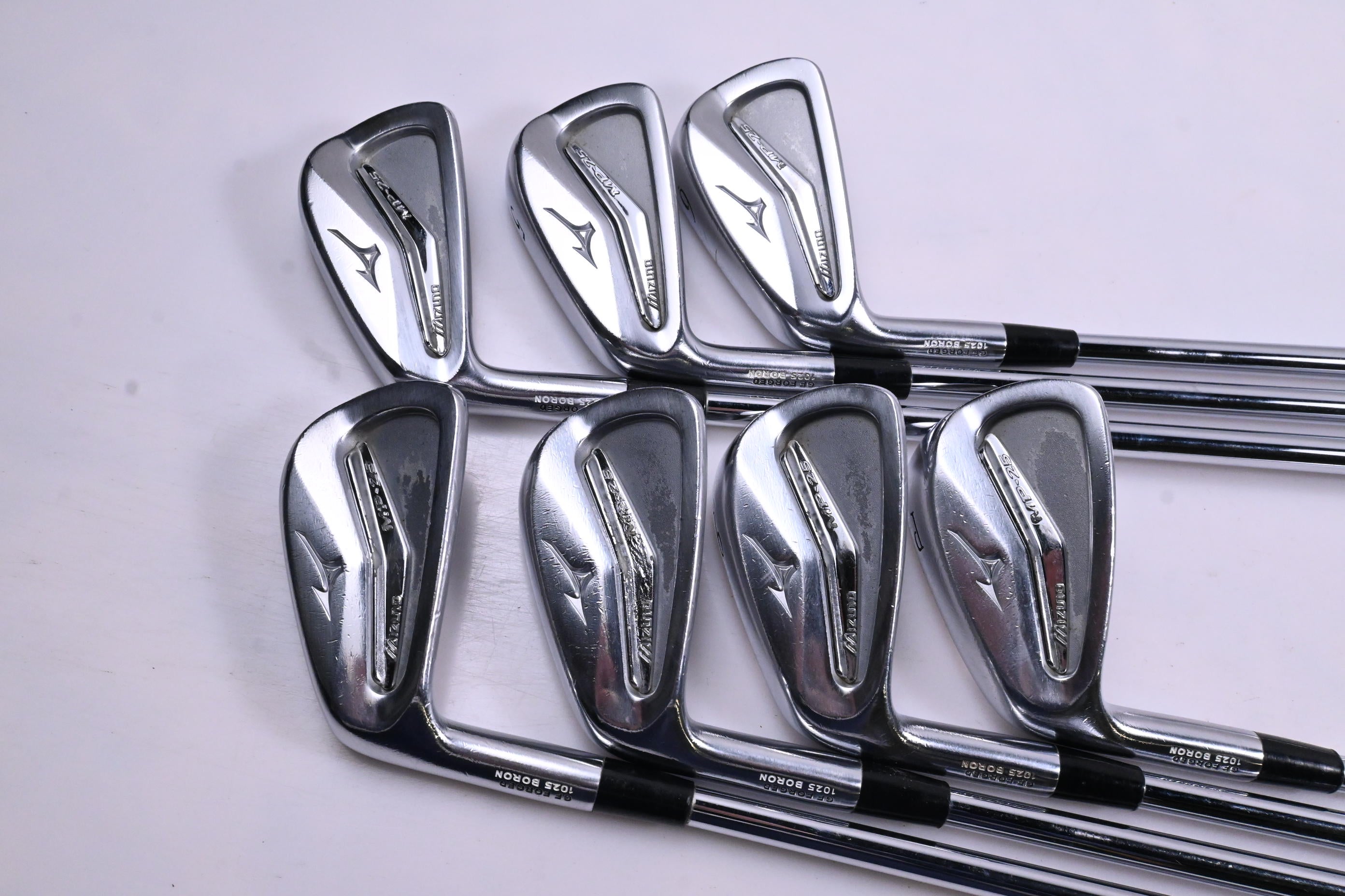 Left Hand Mizuno MP-25 Irons / 4-PW / Regular Flex Project X Shafts