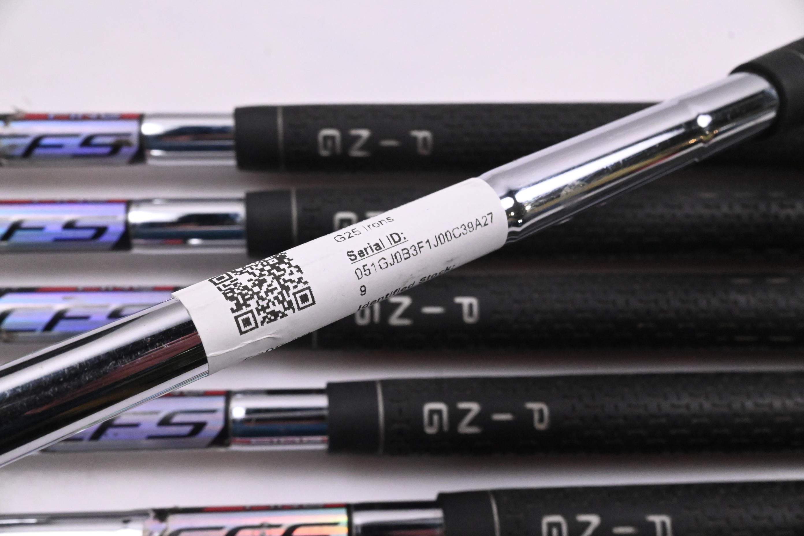 Ping G25 Irons / 5-PW+SW / Black Dot / Regular Flex Ping CFS Steel Shafts