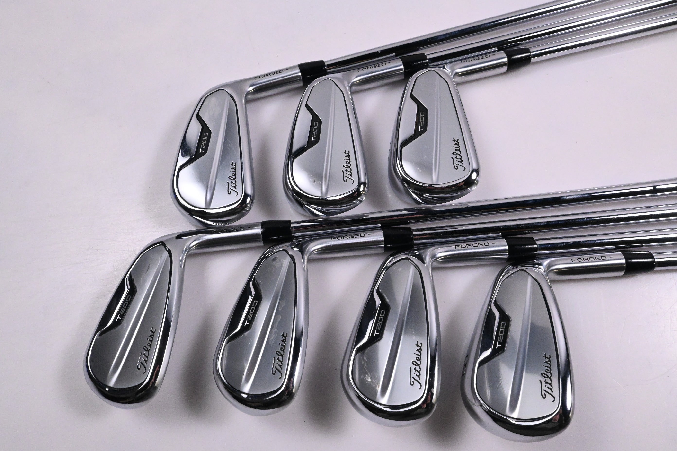 Titleist T200 2021 Irons / 5-PW+GW / Stiff Flex AMT Black S300 Shafts