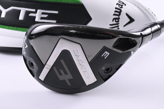 Callaway Elyte #3 Hybrid / 19 Degree / Stiff Flex Denali Charcoal 70 Shaft