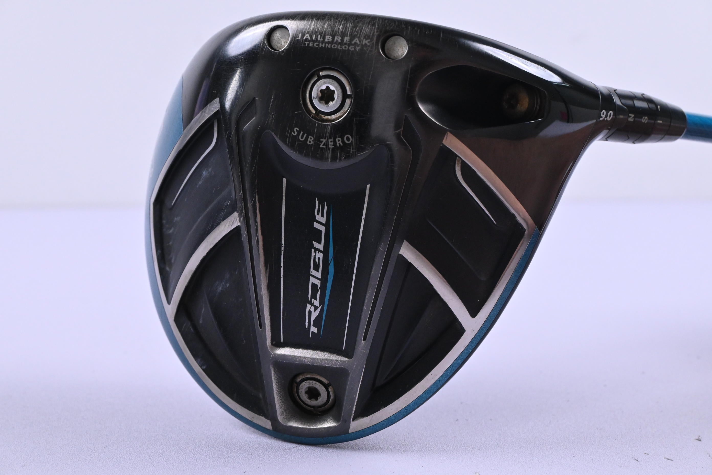 Callaway Rogue Sub Zero Driver / 9 Degree / Stiff Flex Evenflow Blue 65 Shaft