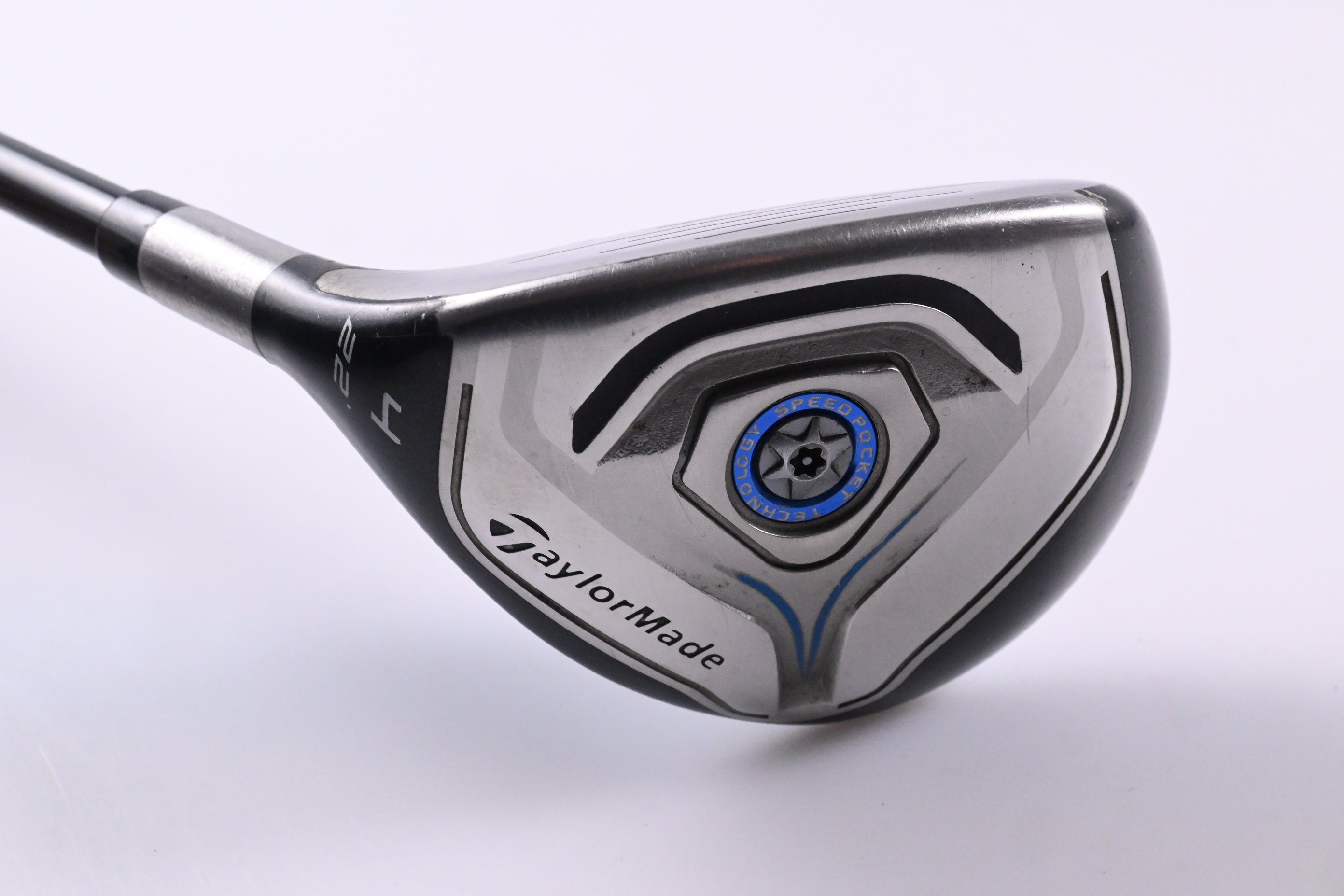 Left Hand Taylormade Jetspeed #4 Hybrid / 22 Degree / Regular Flex Velox T 65