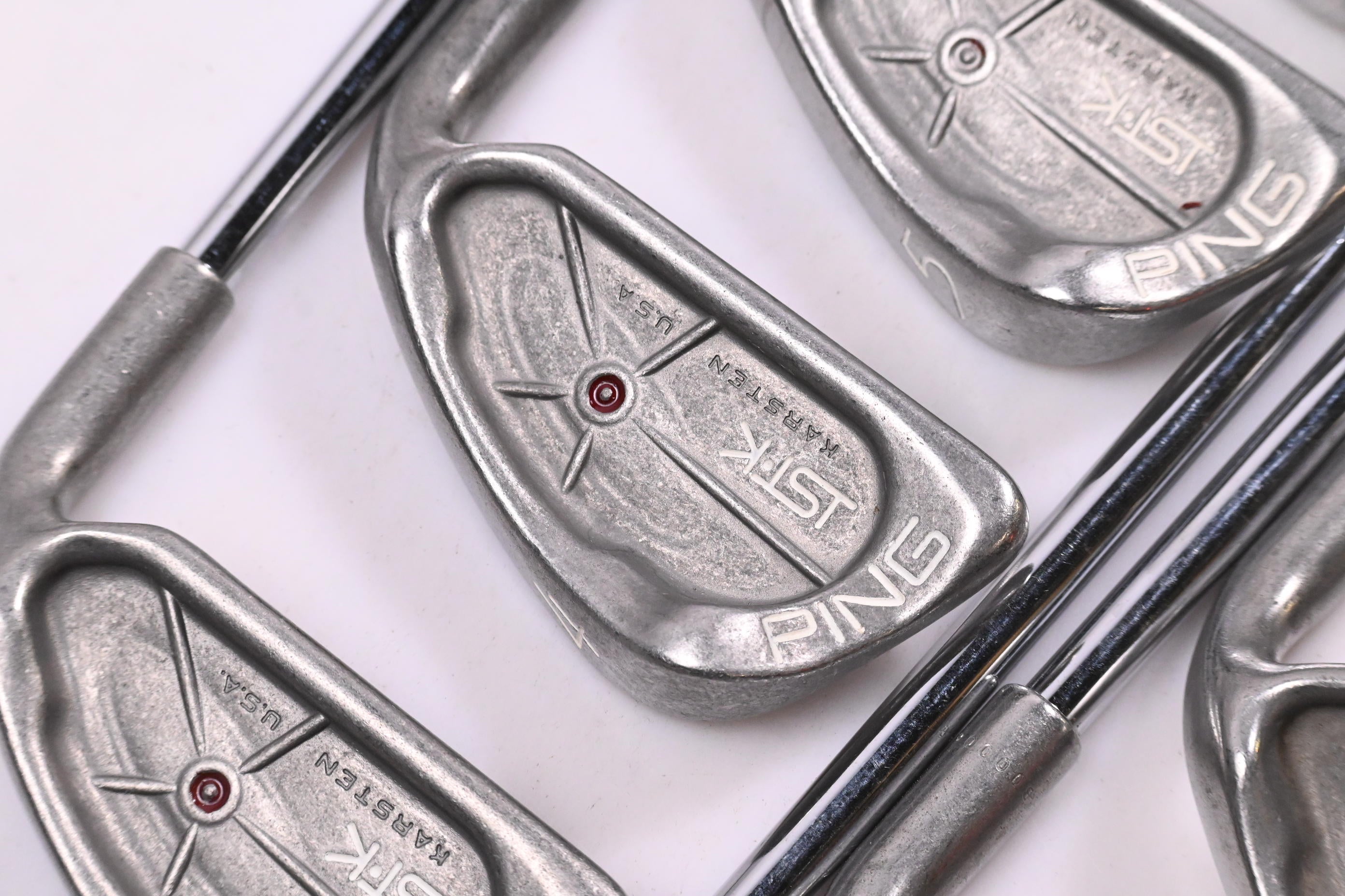 Ping ISI-K Irons / 3-PW+SW / Maroon Dot / Stiff Flex Ping JZ Shafts