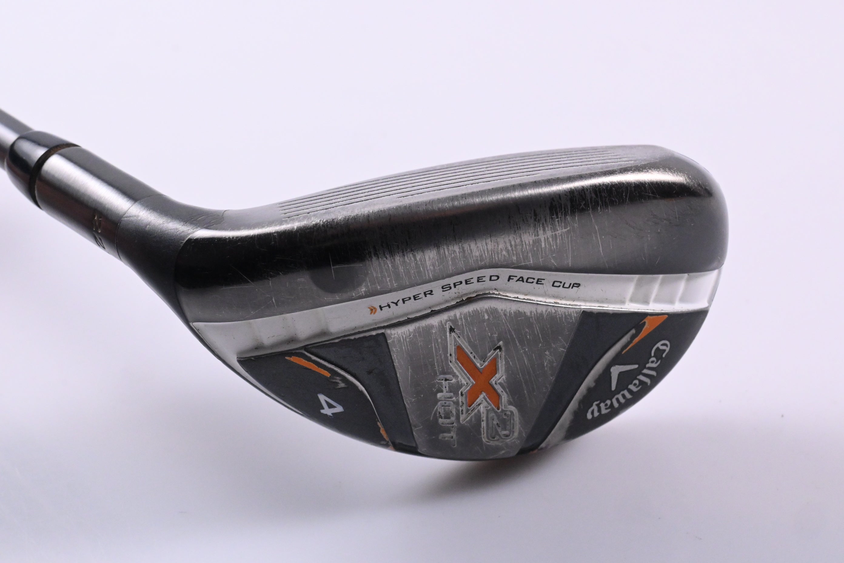 Left Hand Callaway X2 Hot #4 Hybrid / 22 Degree / Regular Flex X2 Hot 60 Shaft