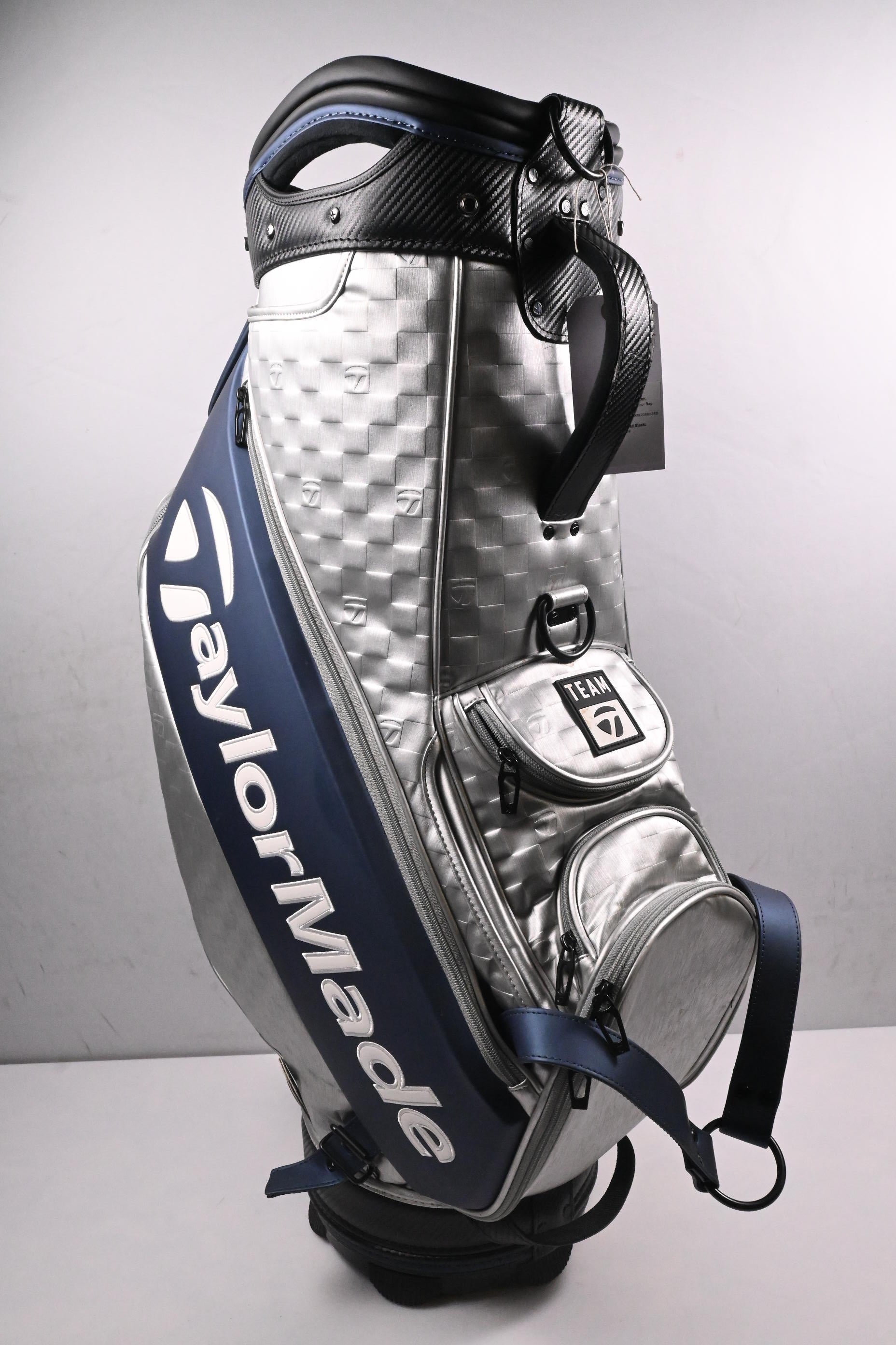 Taylormade Qi35 Tour Bag / 6-Way Divider / Silver, Navy