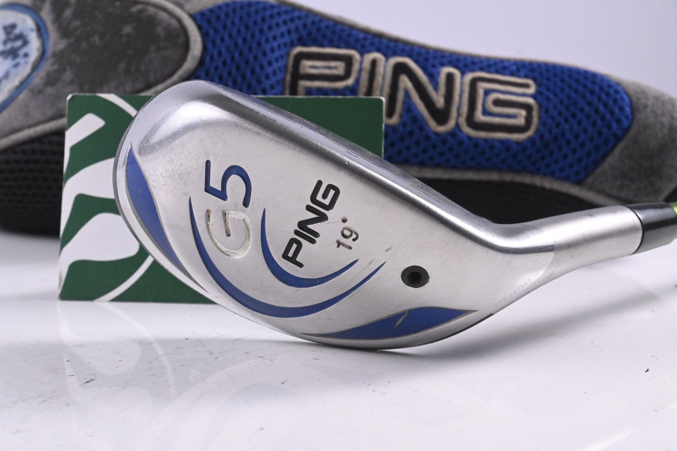 Ping G5 #3 Hybrid / 19 Degree / Stiff Flex Aldila NV Green 85 Shaft