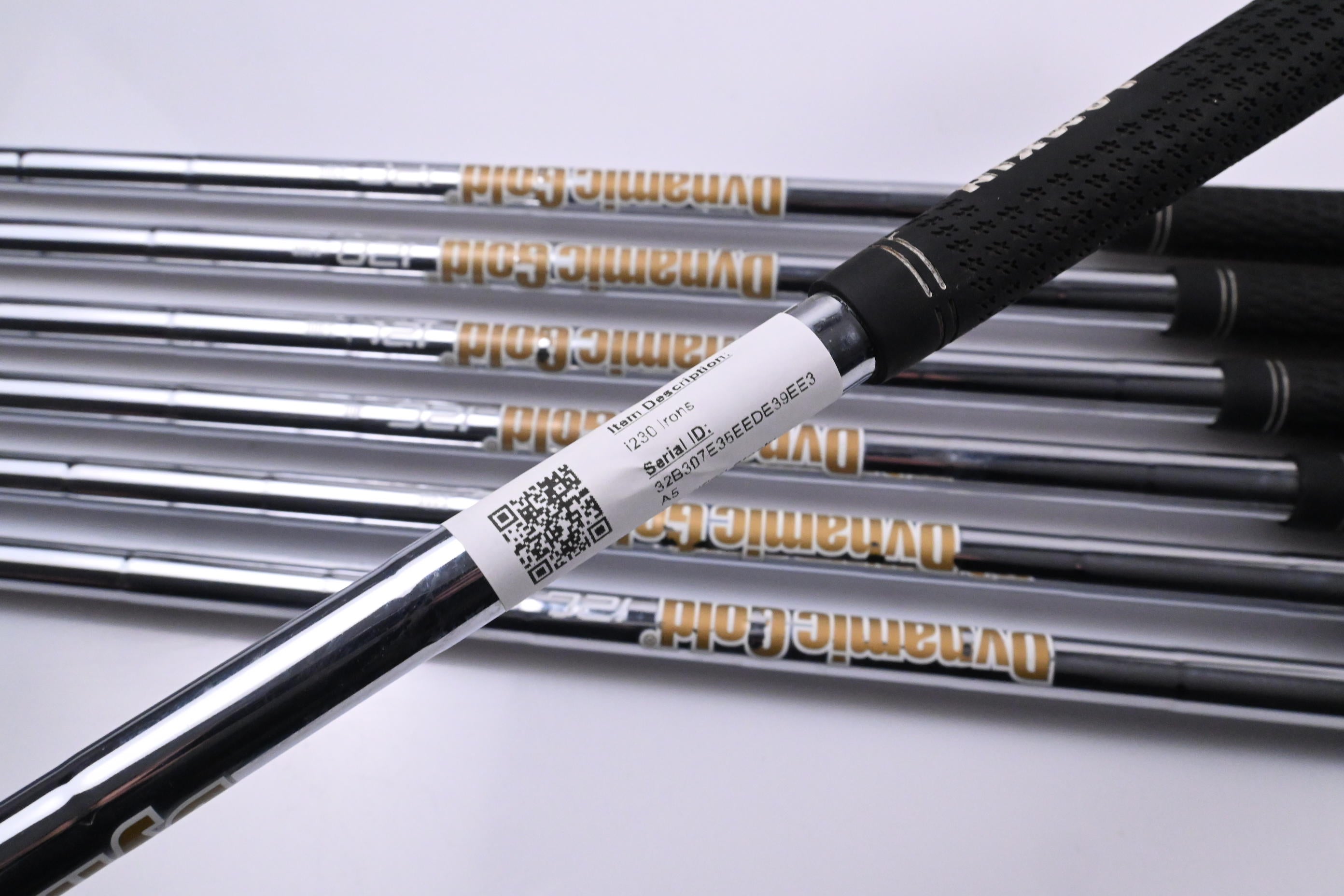 Ping i230 Irons / 4-PW / Green Dot / Stiff Flex Dynamic Gold 120 S300 Shafts
