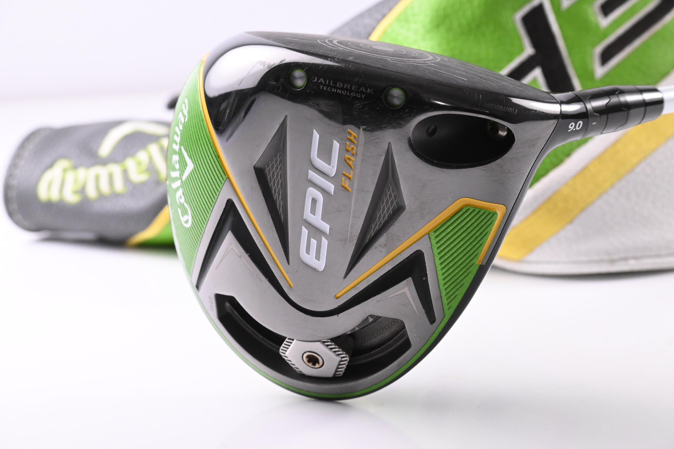 Callaway Epic Flash Driver / 9 Degree / Stiff Flex Oban Kiyoshi White 65 Shaft