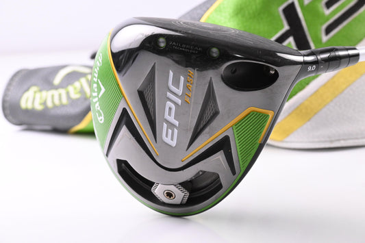Callaway Epic Flash Driver / 9 Degree / Stiff Flex Oban Kiyoshi White 65 Shaft