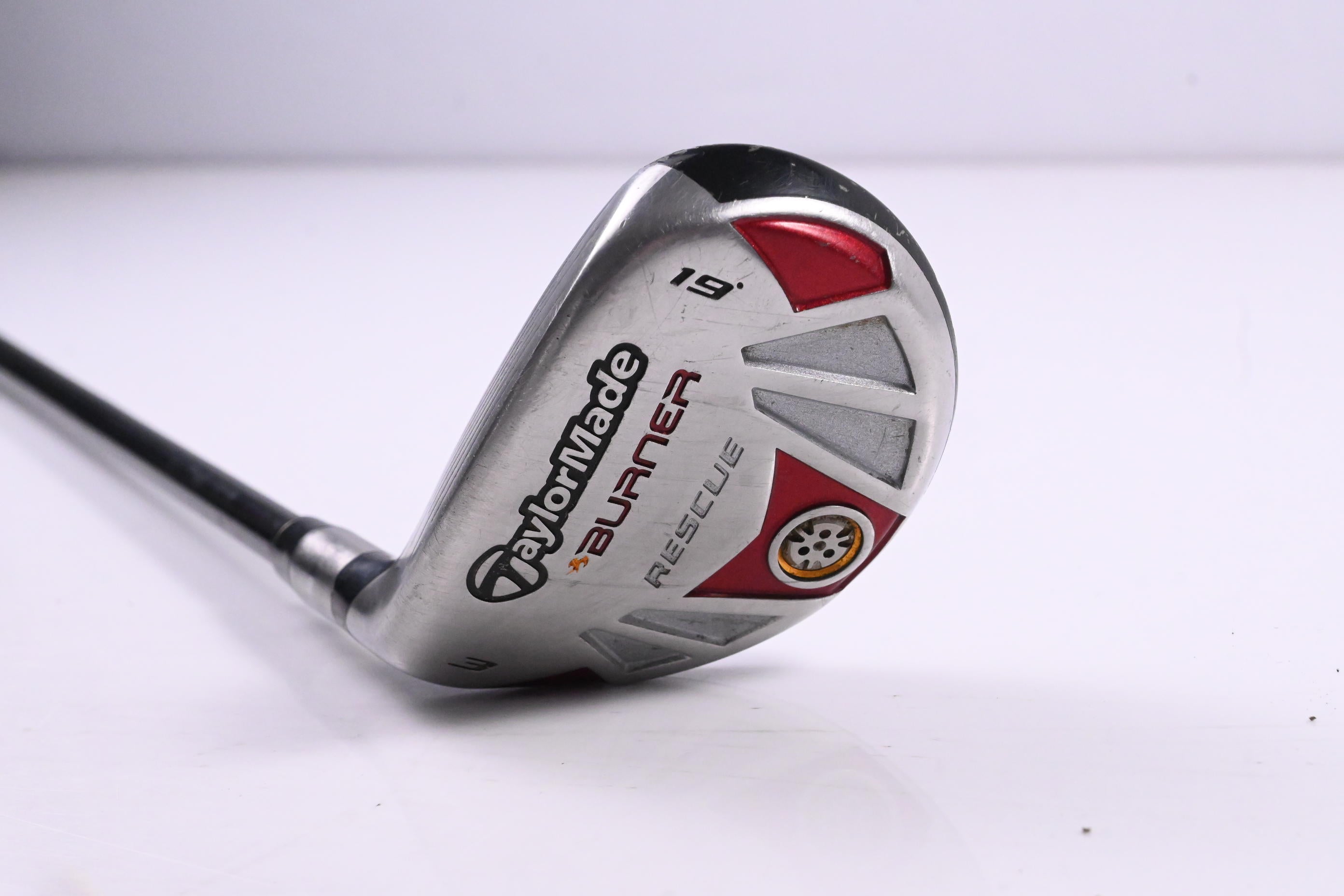 Left Hand Taylormade Burner 2007 #3 Hybrid / 19 Degree / Regular Flex Reax 65