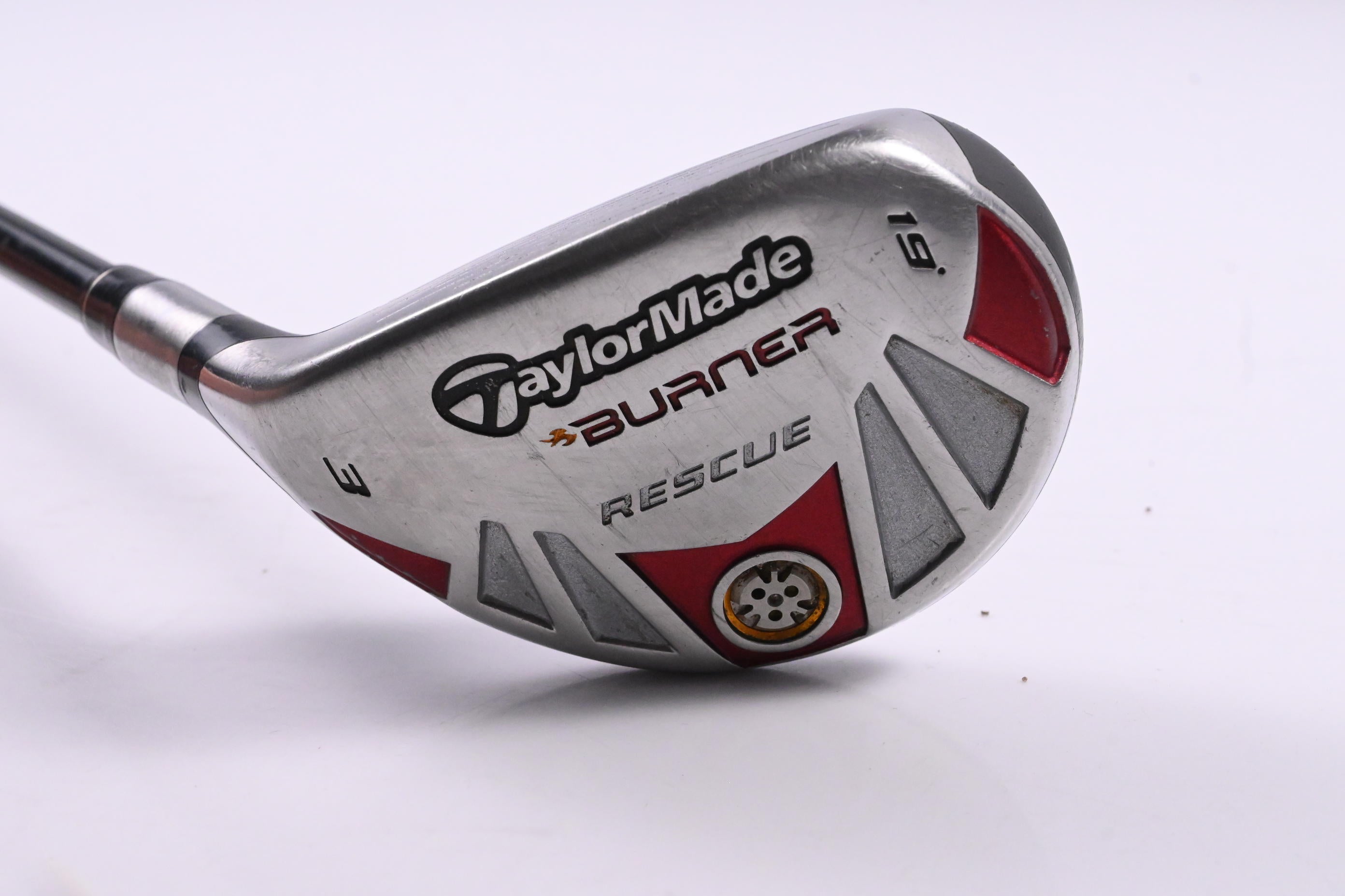 Left Hand Taylormade Burner 2007 #3 Hybrid / 19 Degree / Regular Flex Reax 65