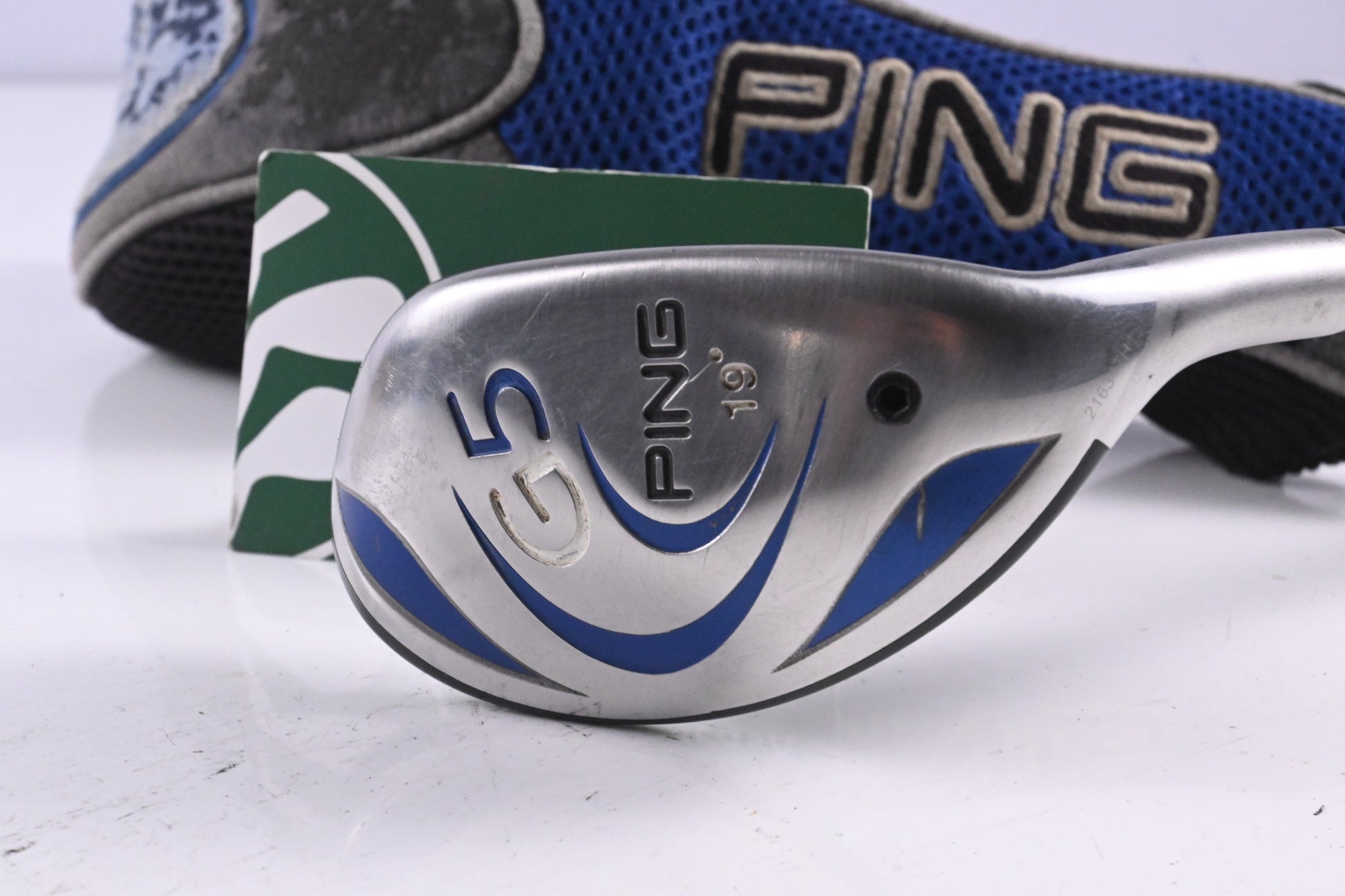 Ping G5 #3 Hybrid / 19 Degree / Stiff Flex Aldila NV Green 85 Shaft