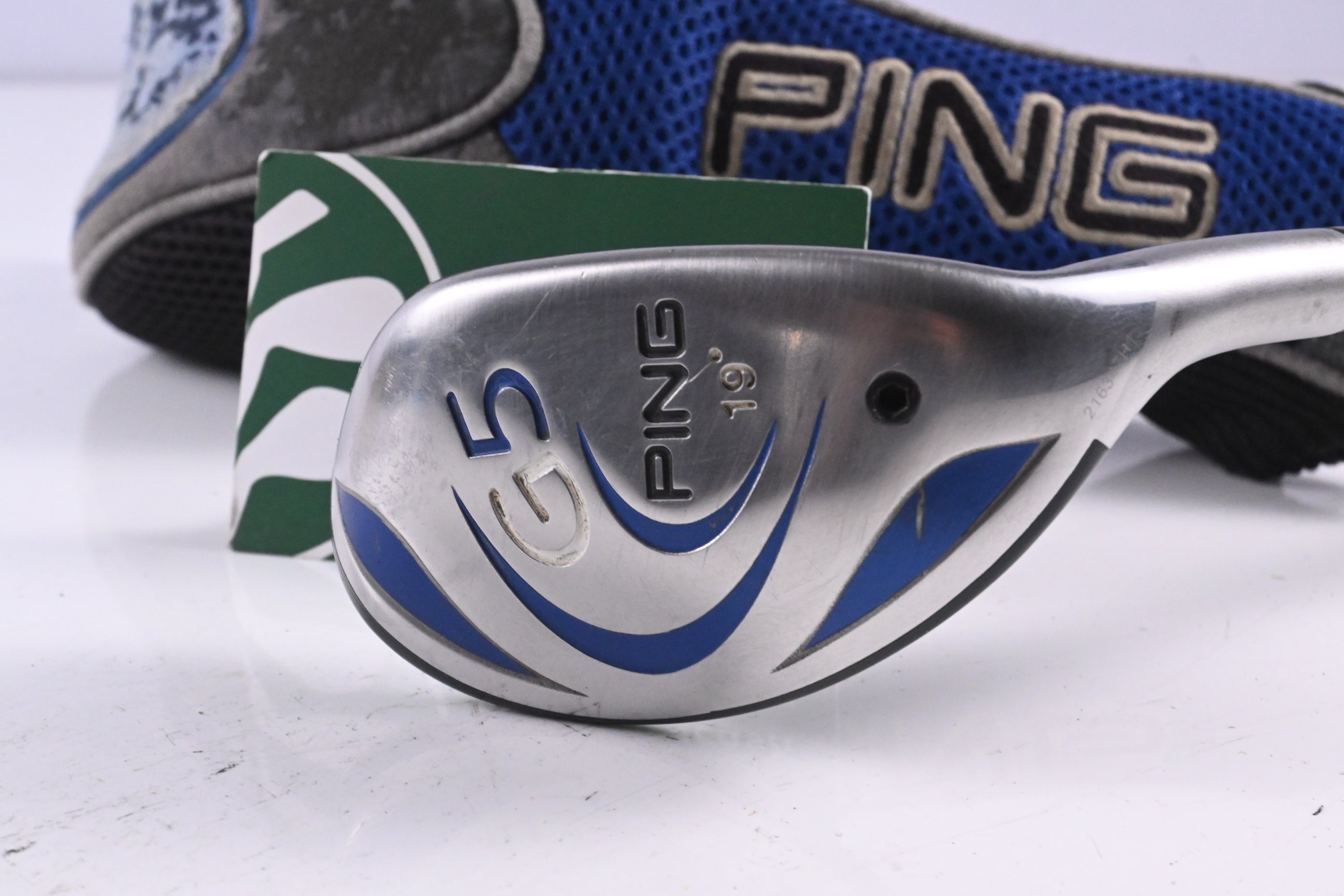 Ping G5 #3 Hybrid / 19 Degree / Stiff Flex Aldila NV Green 85 Shaft