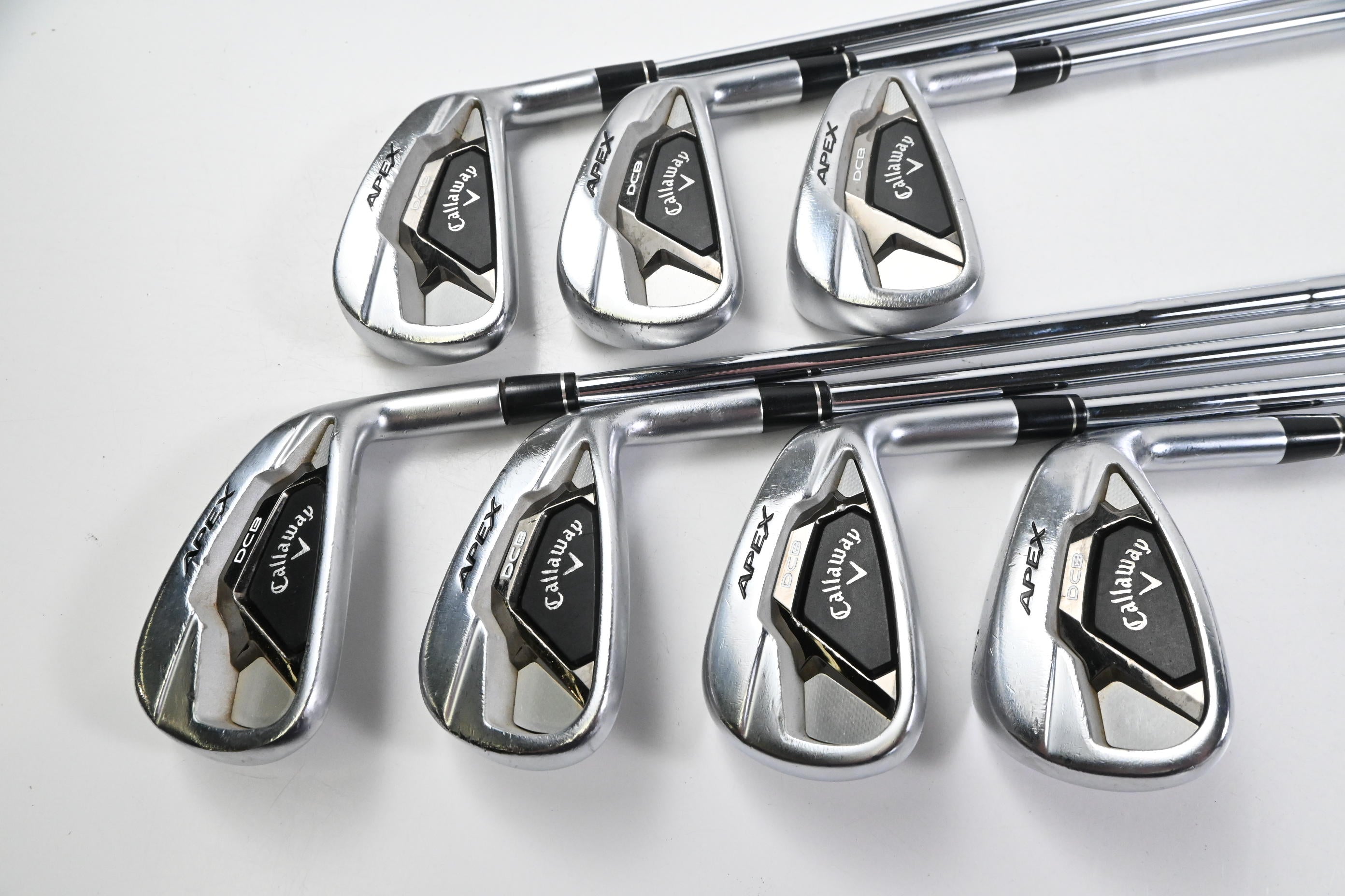 Callaway Apex DCB Irons / 4-PW / Stiff Flex Dynamic Gold S300 Steel Shafts
