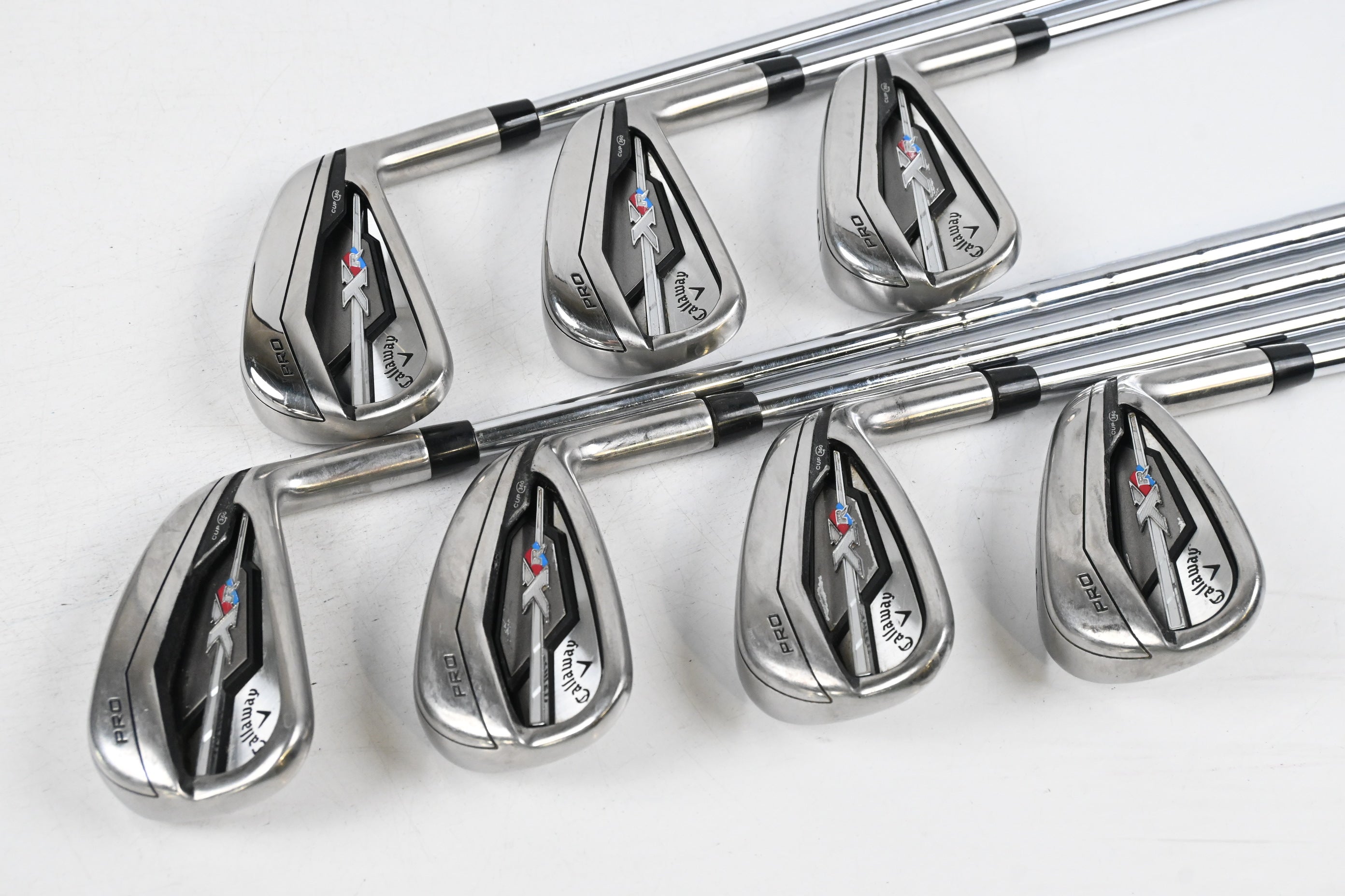 Callaway XR Irons / 4-PW / Stiff Flex Steel Shafts