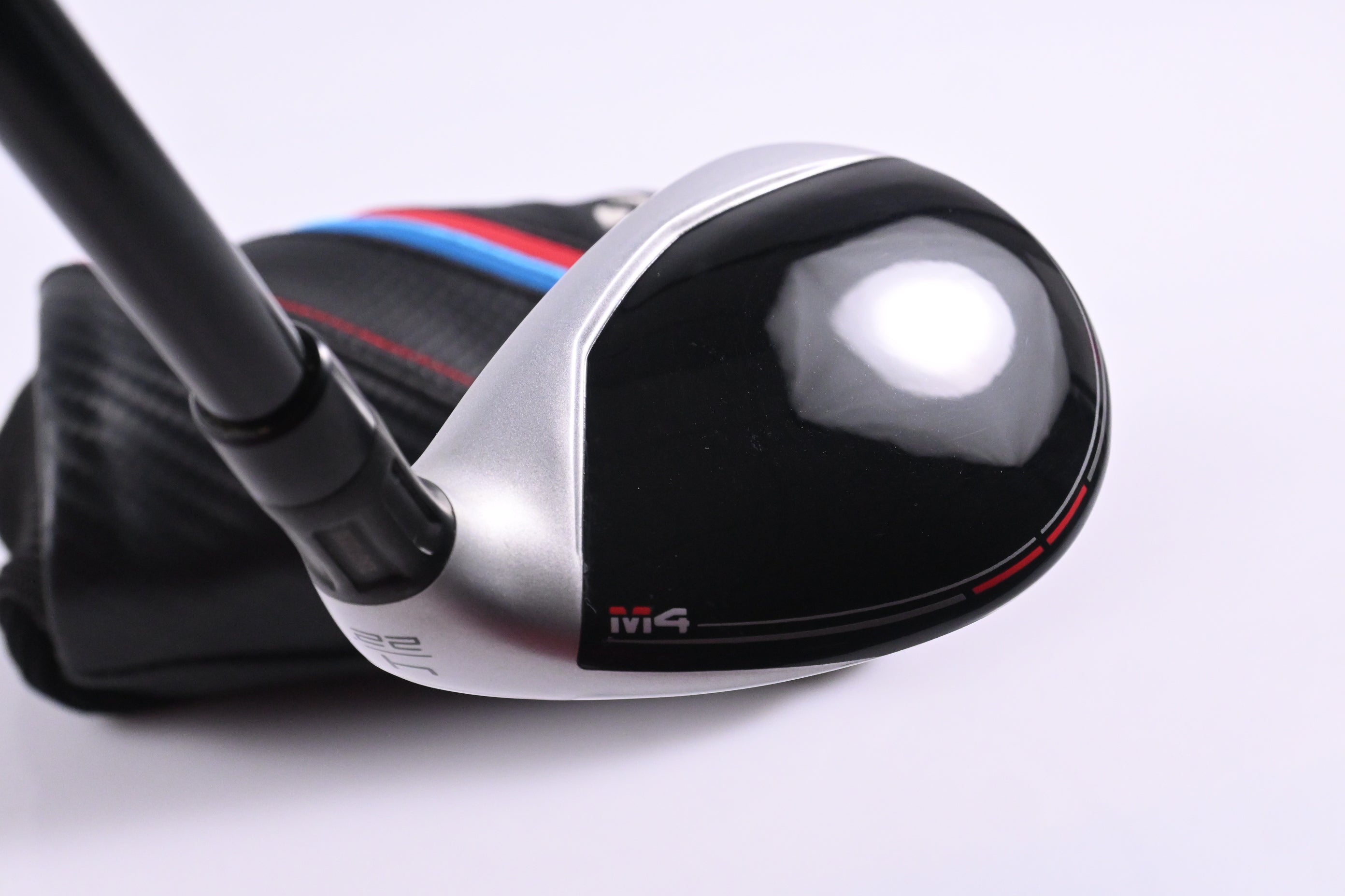 Taylormade M4 #4 Hybrid / 22 Degree / Stiff Flex Fujikura Atmos Red 7 Shaft