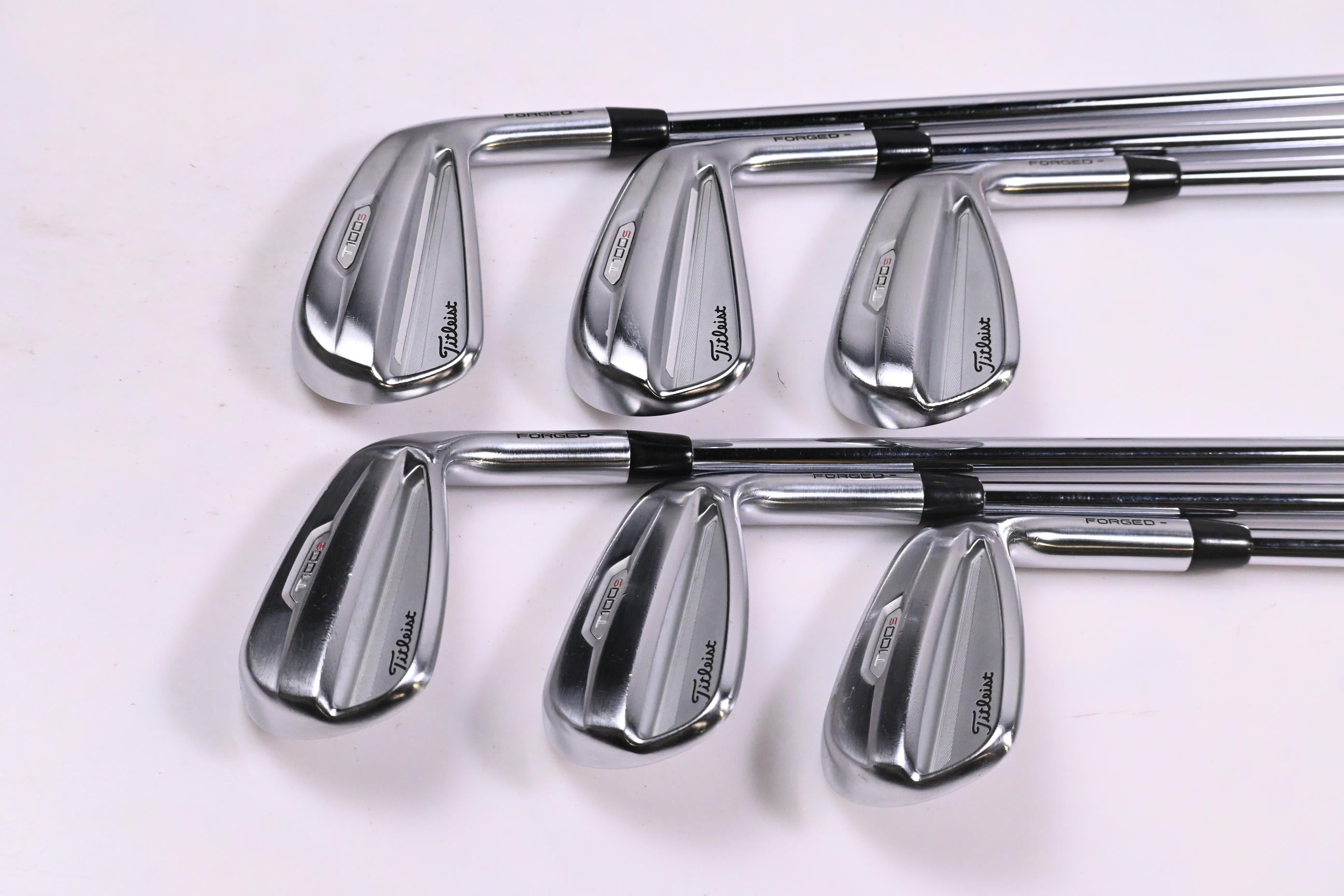 Titleist T100.S 2021 Irons / 6-PW+48° / Regular Flex AMT Tour White R300 Shafts