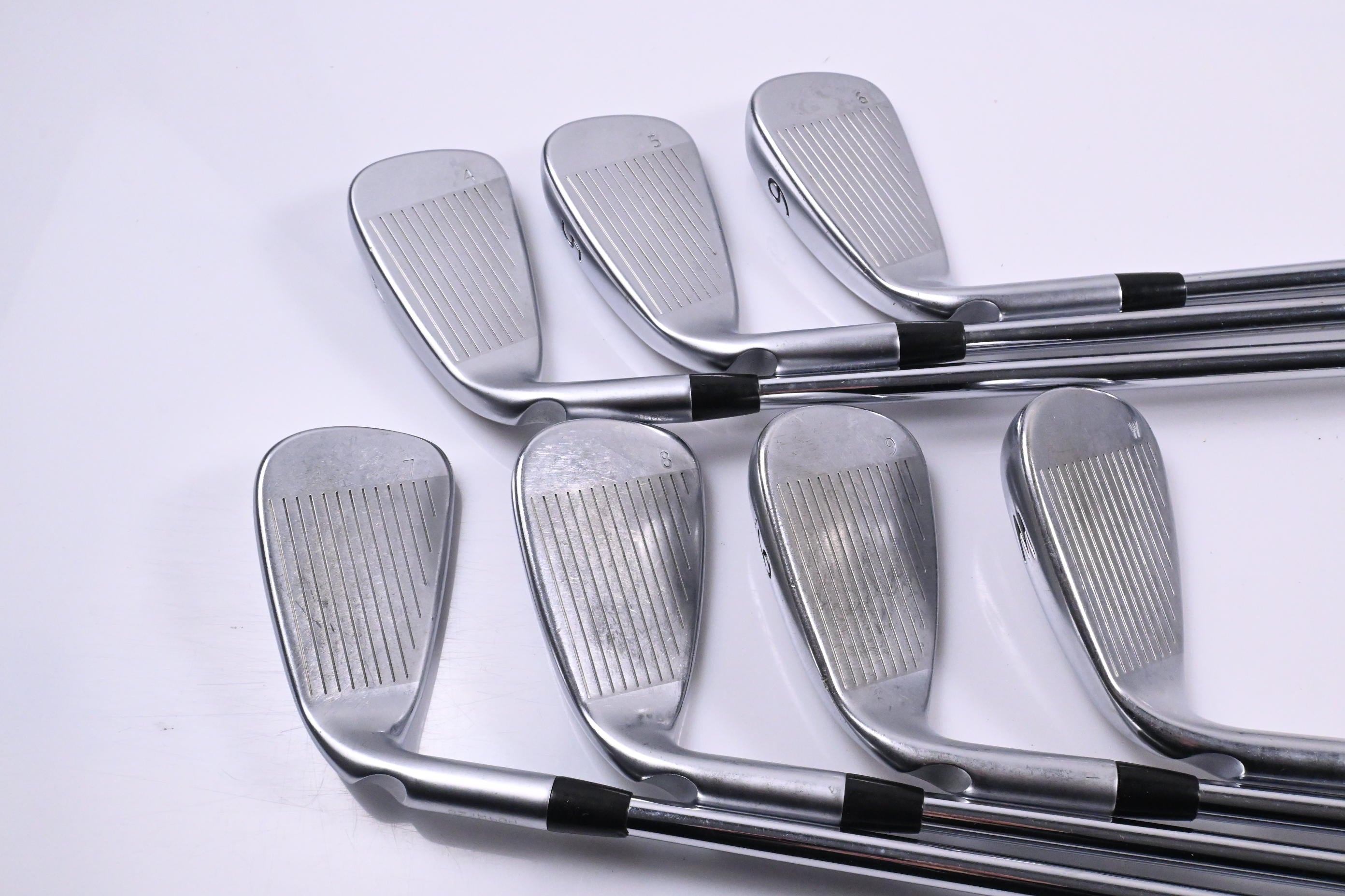 Ping G400 Irons / 4-PW / Green Dot / Regular Flex Ping AWT 2.0 Shafts