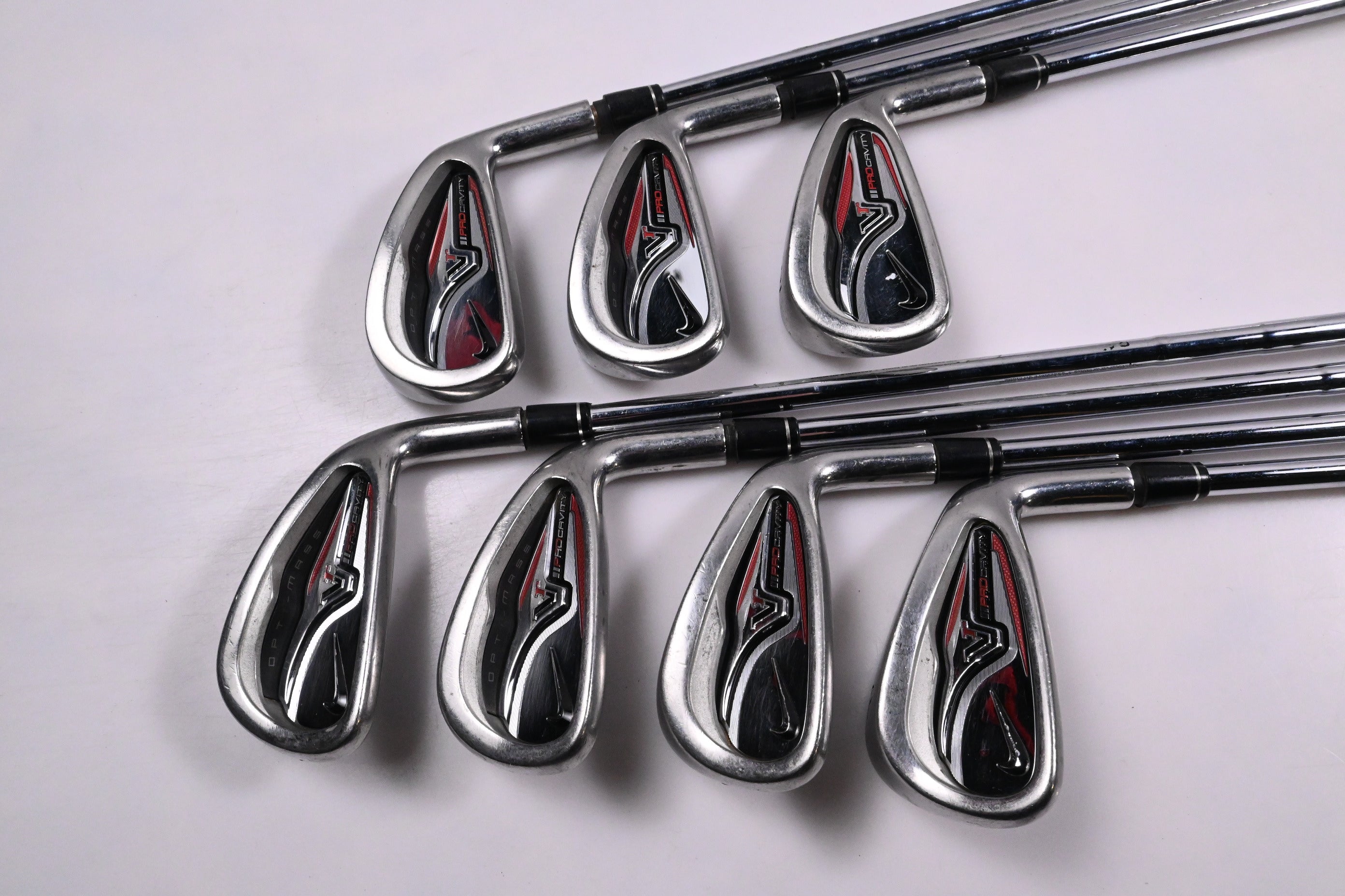 Nike VR Pro Cavity Irons / 4-PW / Stiff Flex Dynalite 110 Shafts