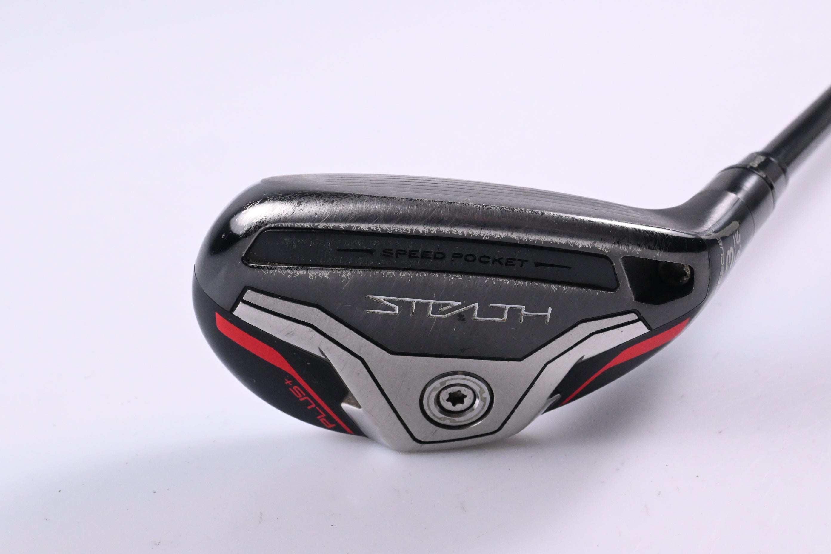 Taylormade Stealth Plus #3 Hybrid / 19.5 Degree / Stiff Flex HZRDUS Smoke Black