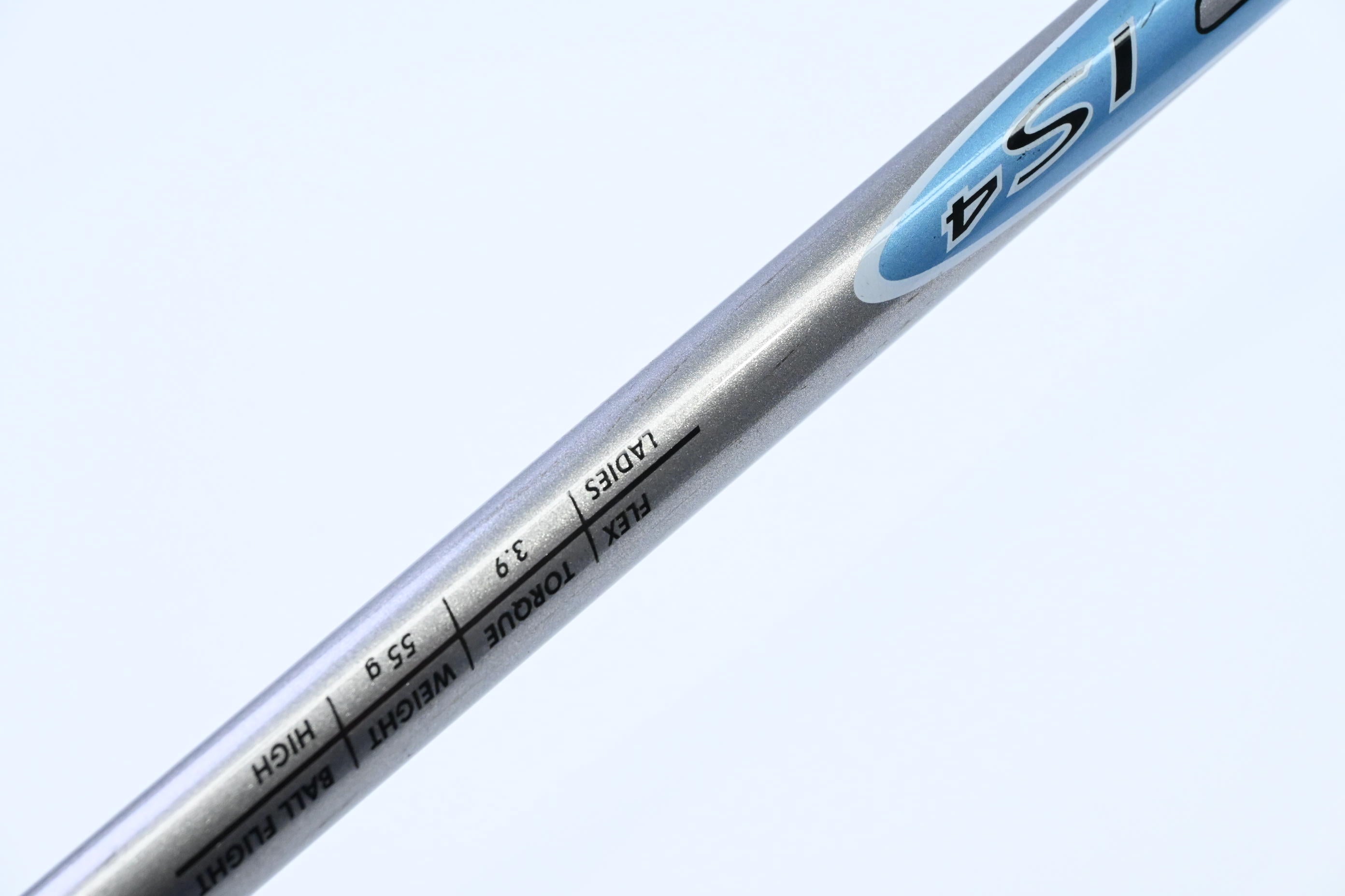 Ladies Mizuno MX Fli Hi #4 Hybrid / 23 Degree / Ladies Flex Exsar IS4 55 Shaft