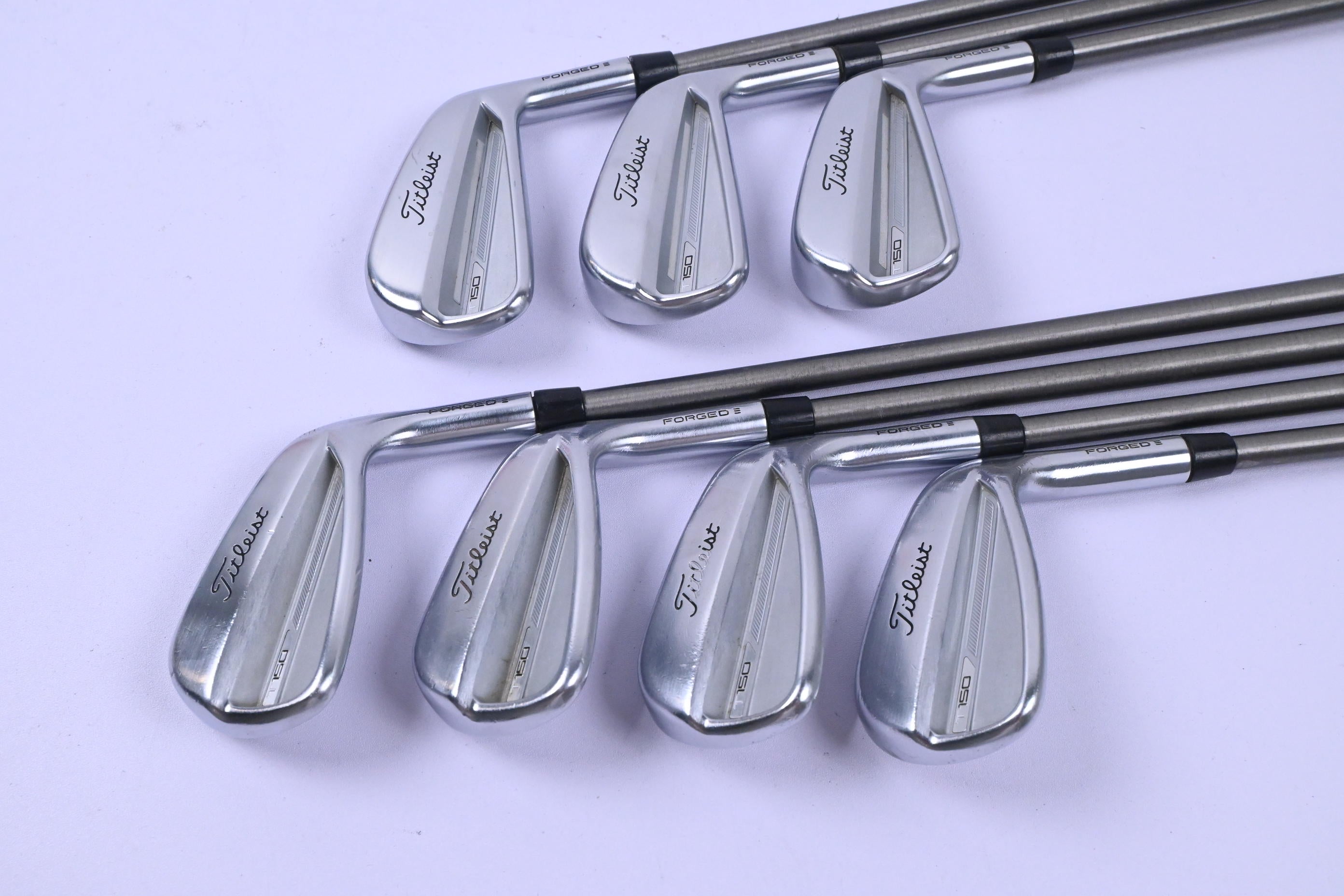 Titleist T150 2023 Irons / 5-PW+GW / Stiff Flex SteelFiber i95 CW Shafts