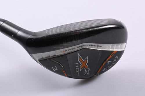 Left Hand Callaway X2 Hot #3 Hybrid / 19 Degree / Regular Flex X2 Hot 60 Shaft