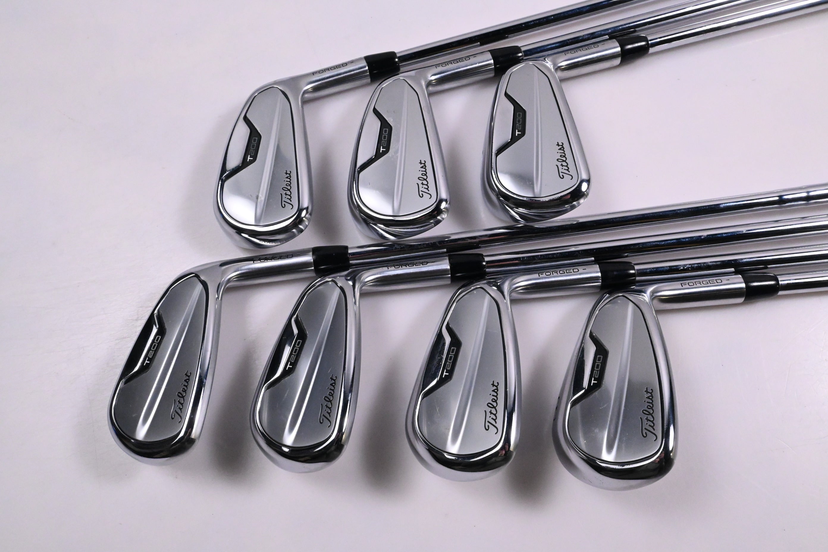 Titleist T200 2021 Irons / 5-PW+48° / Stiff Flex AMT Black S300 Shafts