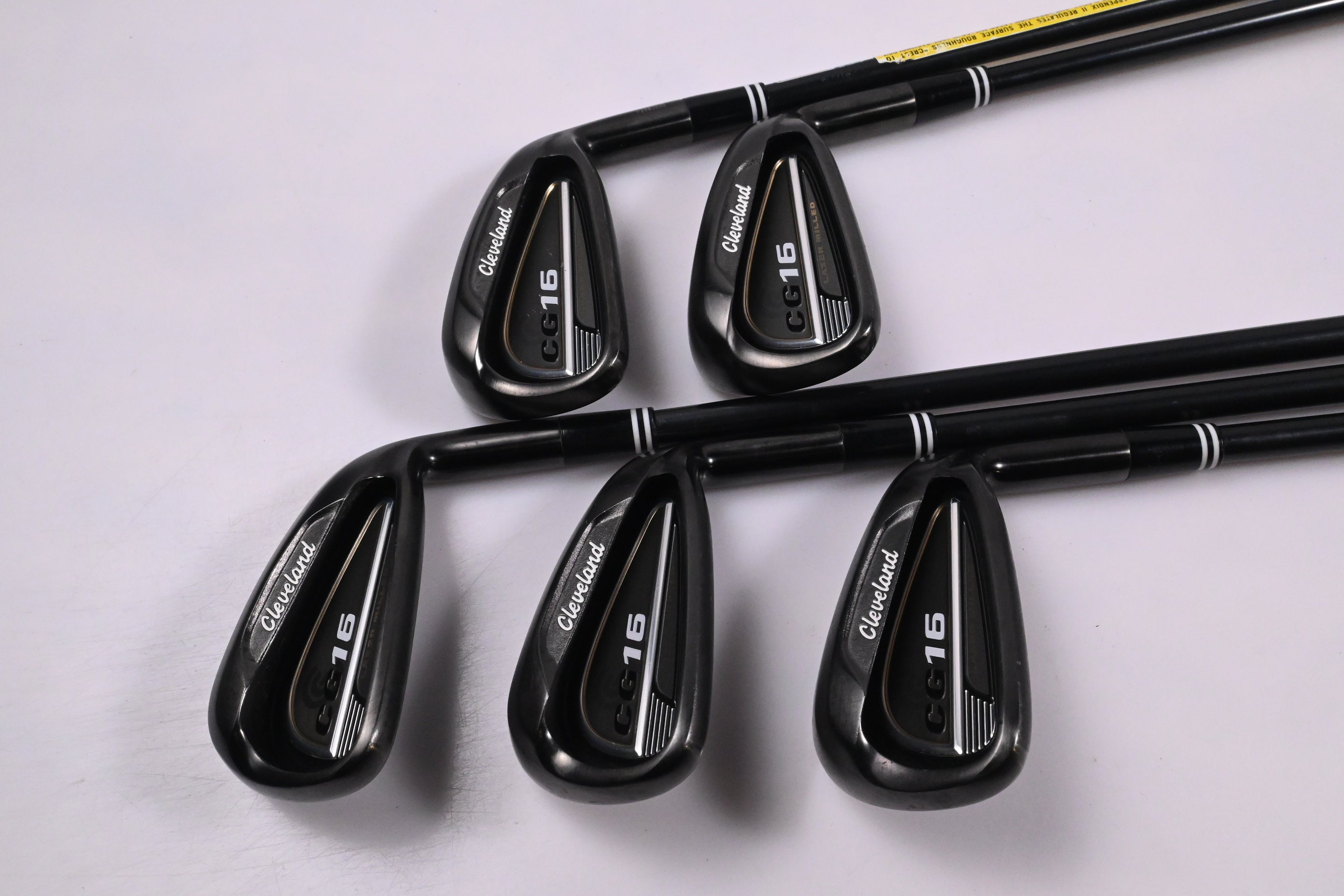 Cleveland CG16 Black Pearl Irons / 6-PW / Regular Flex ActionLite 55 Shafts
