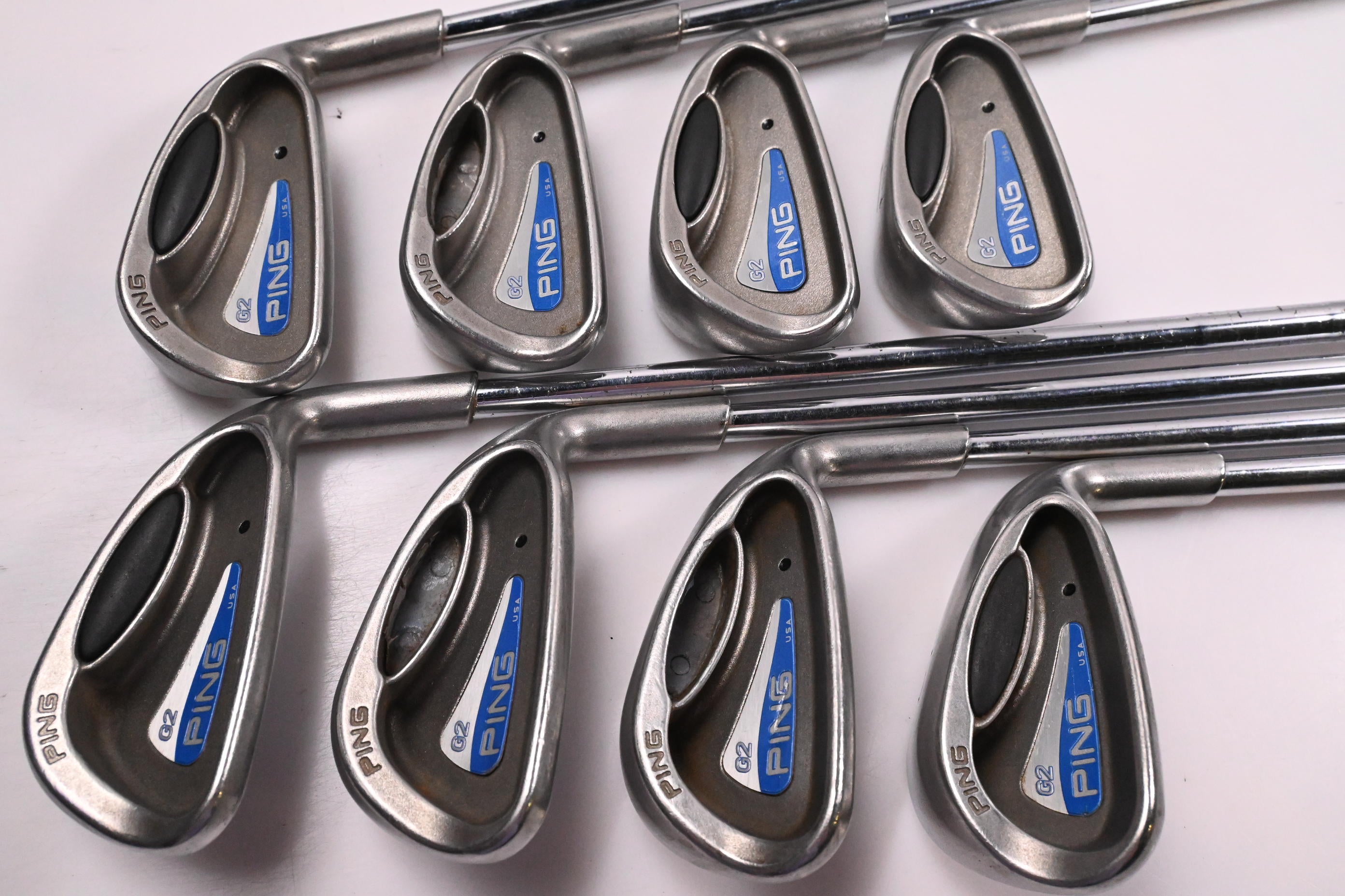 Ping G2 Irons / 4-PW+SW / Black Dot / Regular Flex Ping Steel Shafts